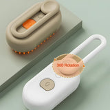 4-in-1 Mist Pet Grooming Brush for Cats & Dogs – Rechargeable