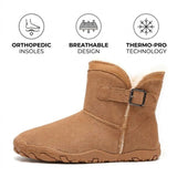 Non-slip & Waterproof Winter Barefoot Boots with Orthopedic Arch Support