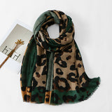 Women's Lightweight Leopard Print Scarf & Shawl – Versatile Long Wrap