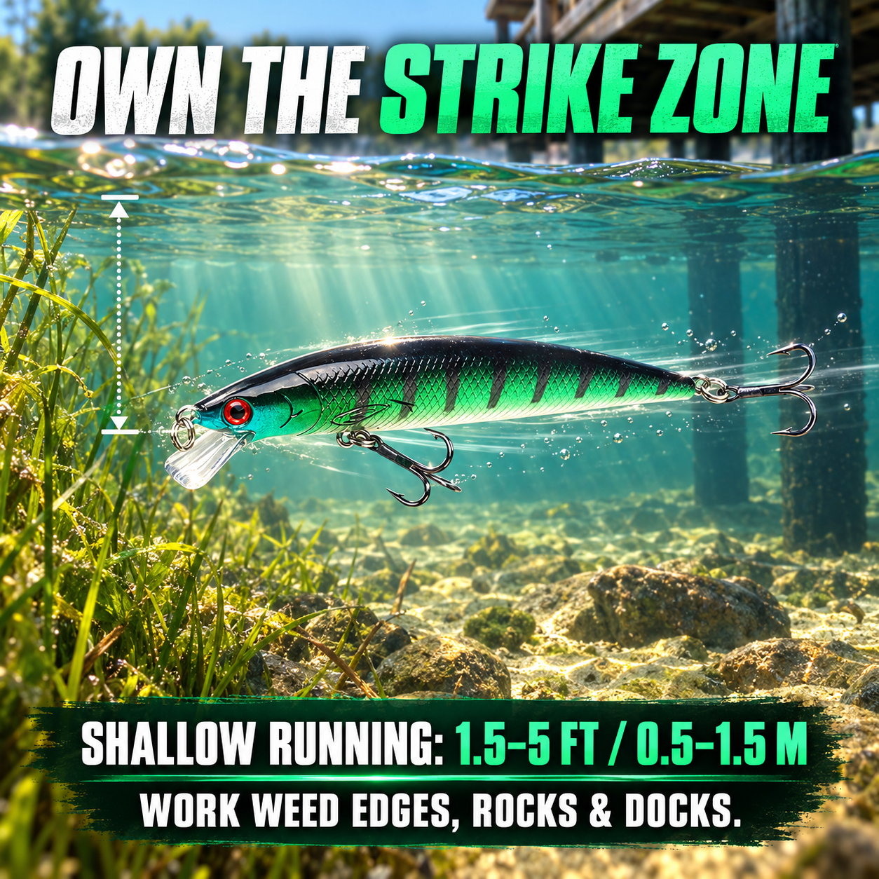 RattleRise 100F Floating Jerkbait