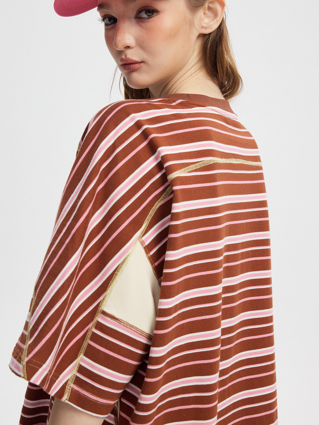 Boost - Women's Contrast Stripe Short Sleeve T-Shirt