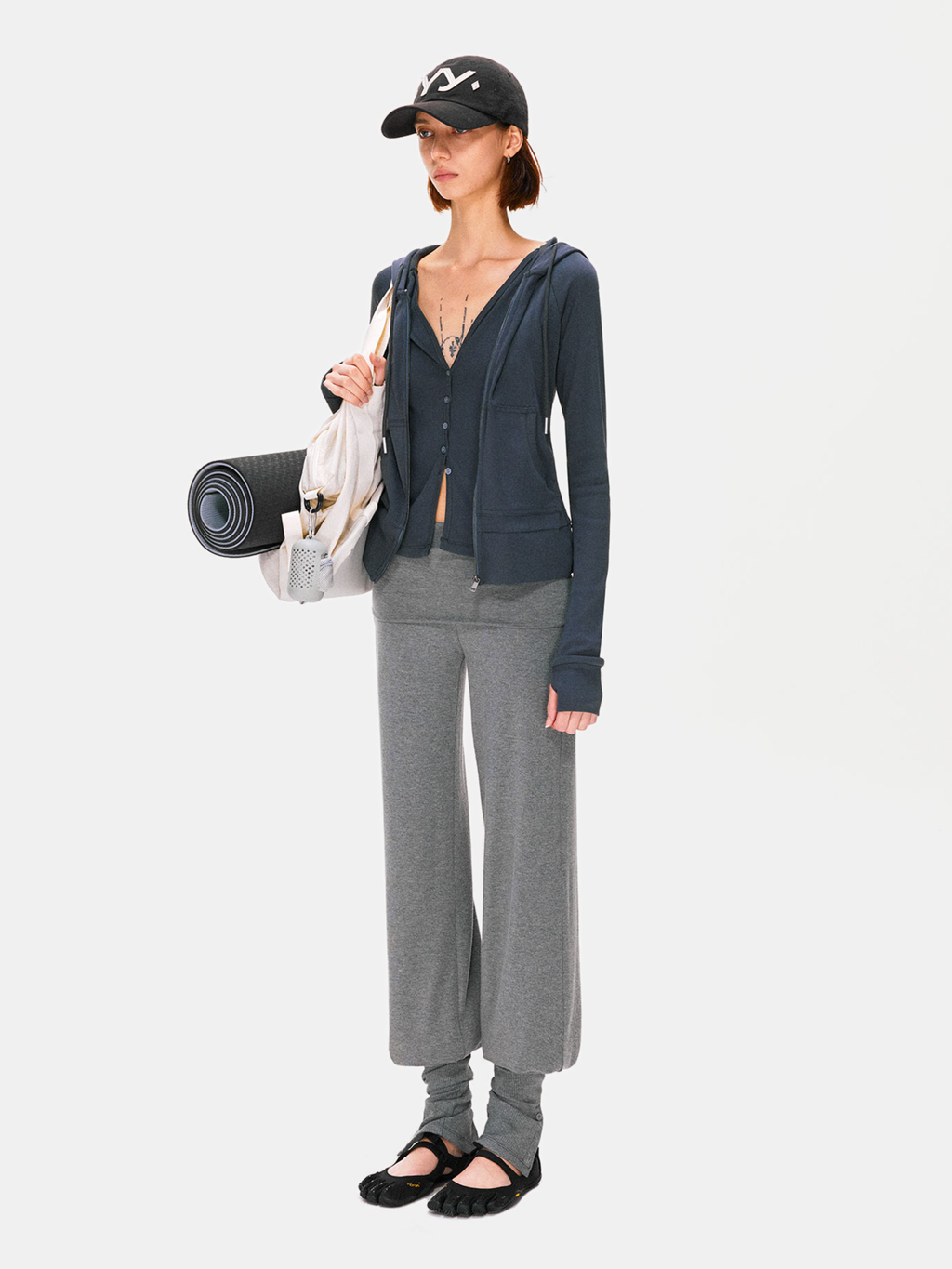 Hallowbrook - Women's Detachable Sock-Cuff Convertible Sweatpants