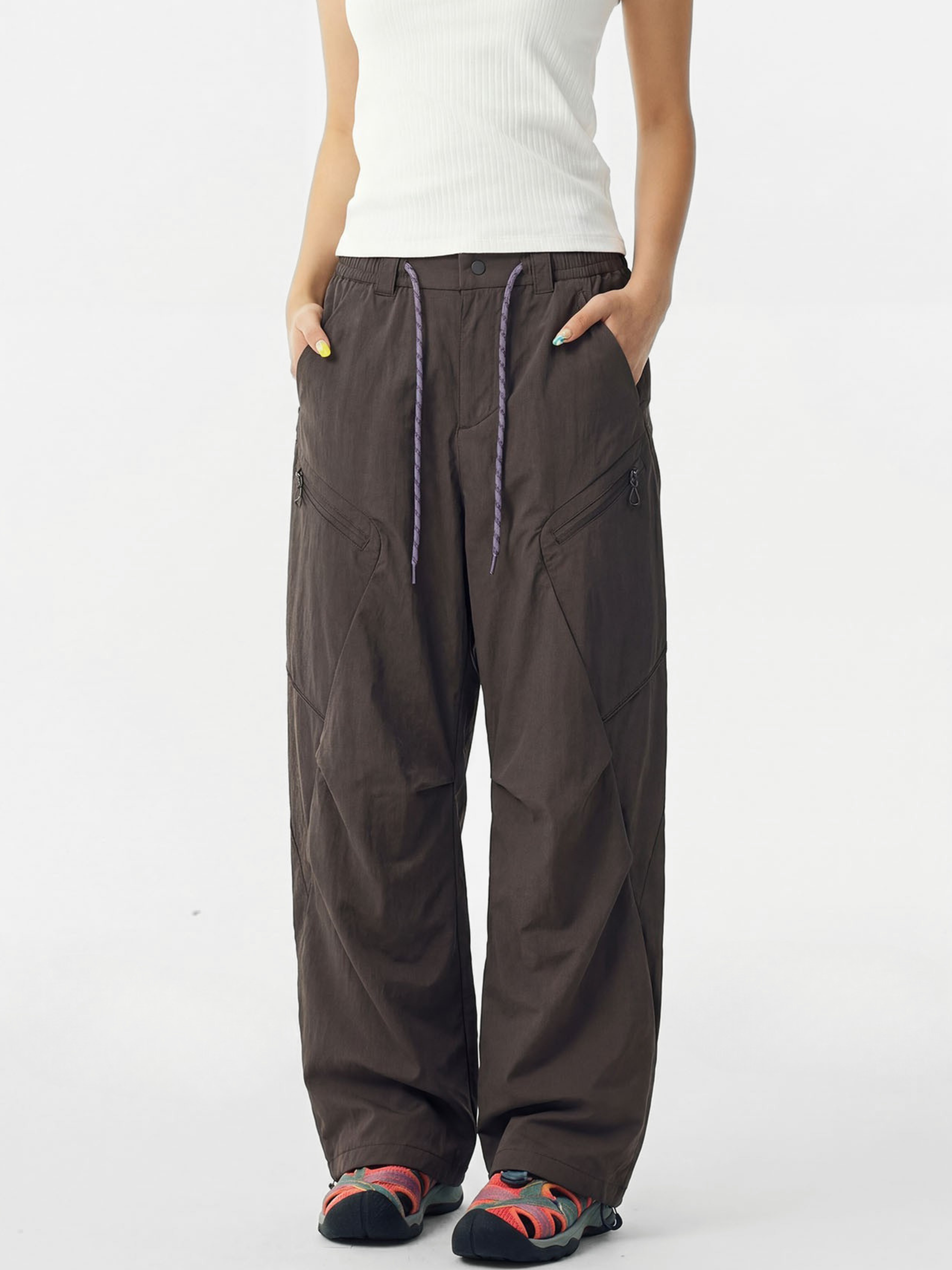 MesaGrip - Women's Water-Repellent Multi-Pocket Lightweight Shell Pants