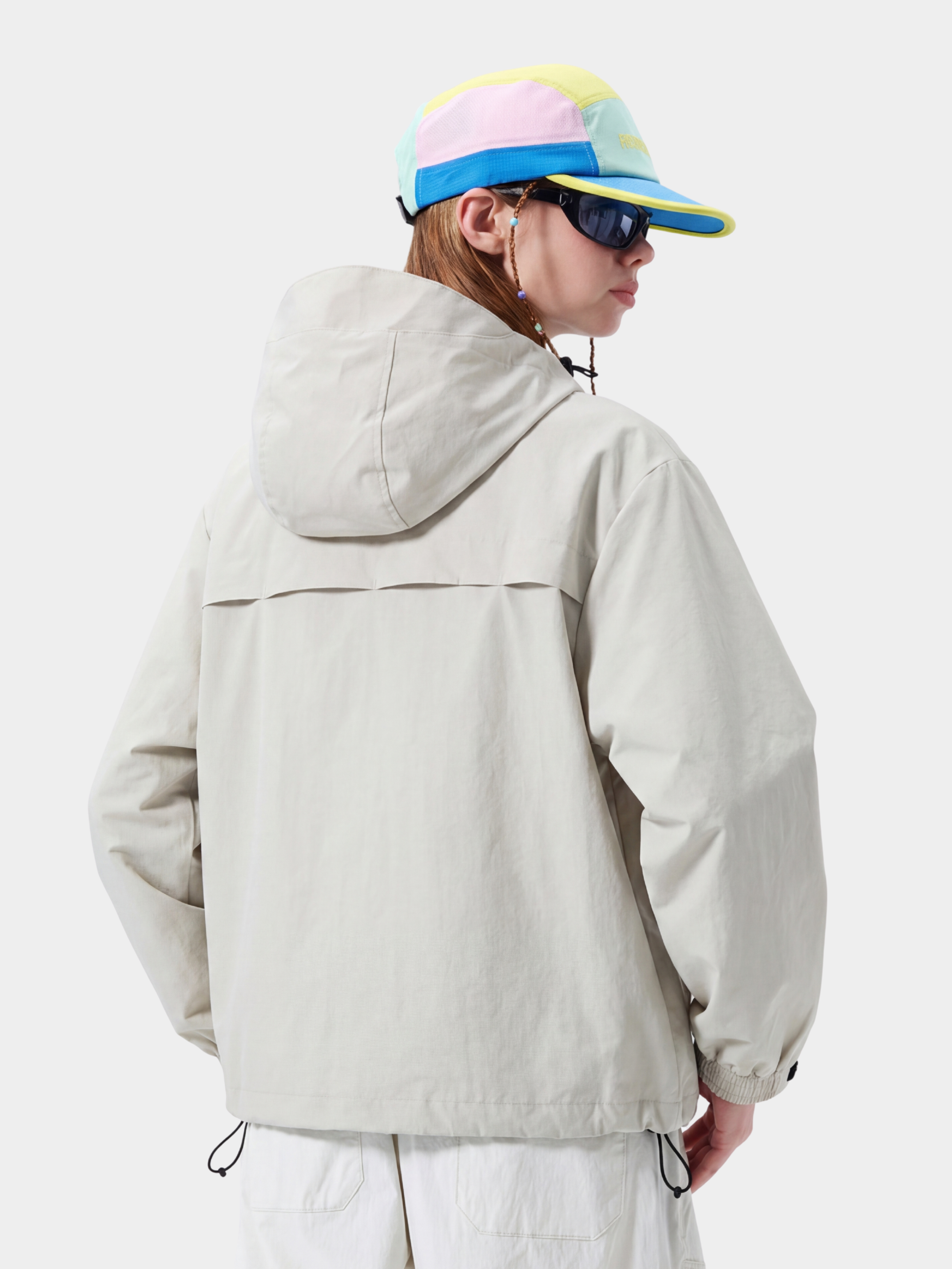 Ashgleam - Women's Water-Repellent Windproof Cropped Shell Jacket