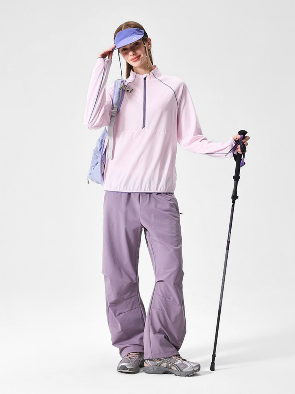 Snappy - Unisex Moisture-Wicking Quick-Dry Half-Zip Long Sleeve T-Shirt
