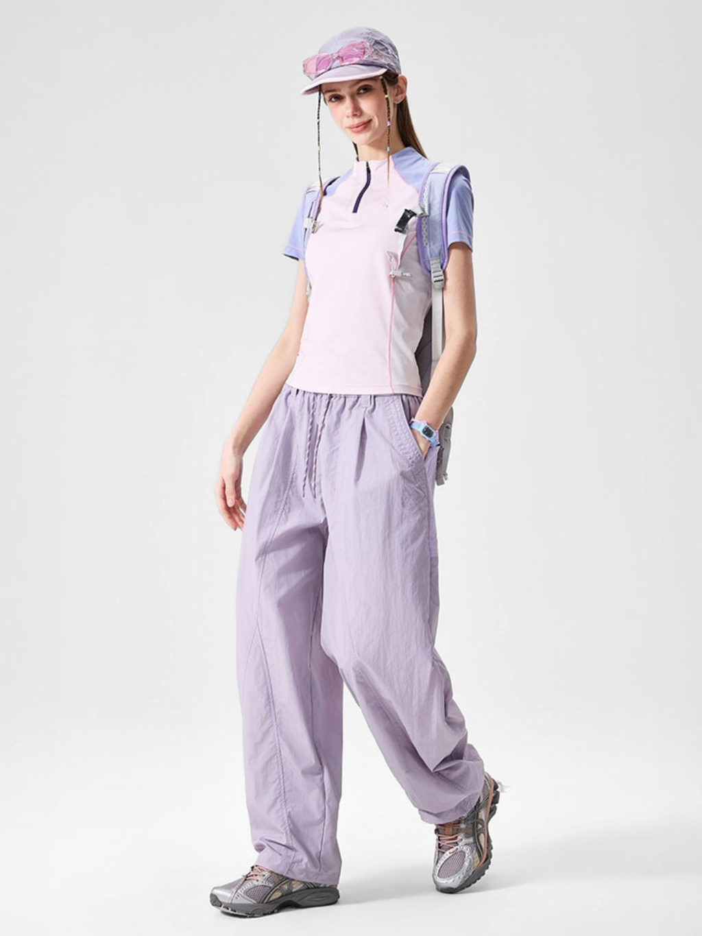 OwlRush - Unisex Water-Repellent Quick-Dry Contrast Paratrooper Pants