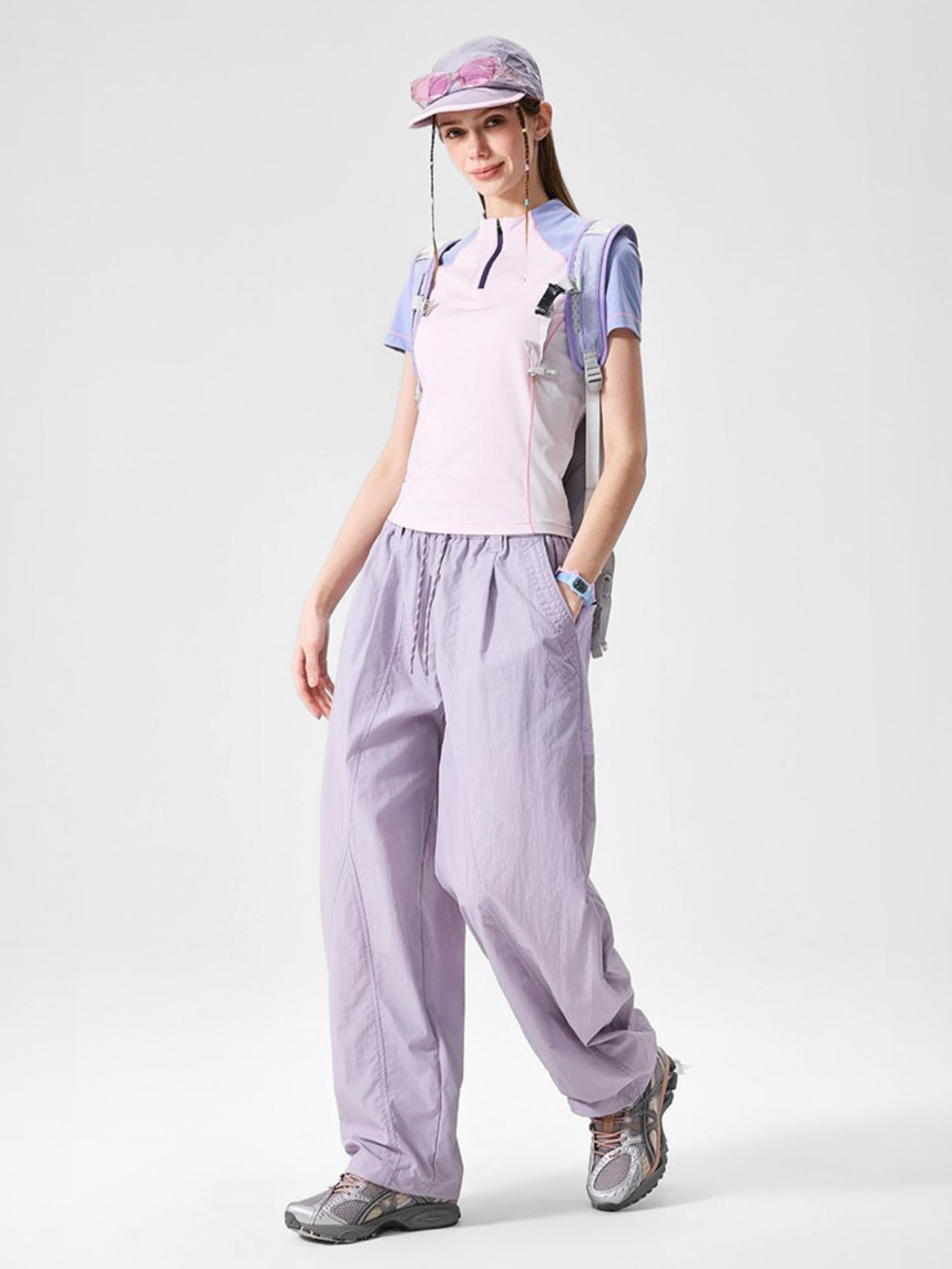 OwlRush - Unisex Water-Repellent Quick-Dry Contrast Paratrooper Pants