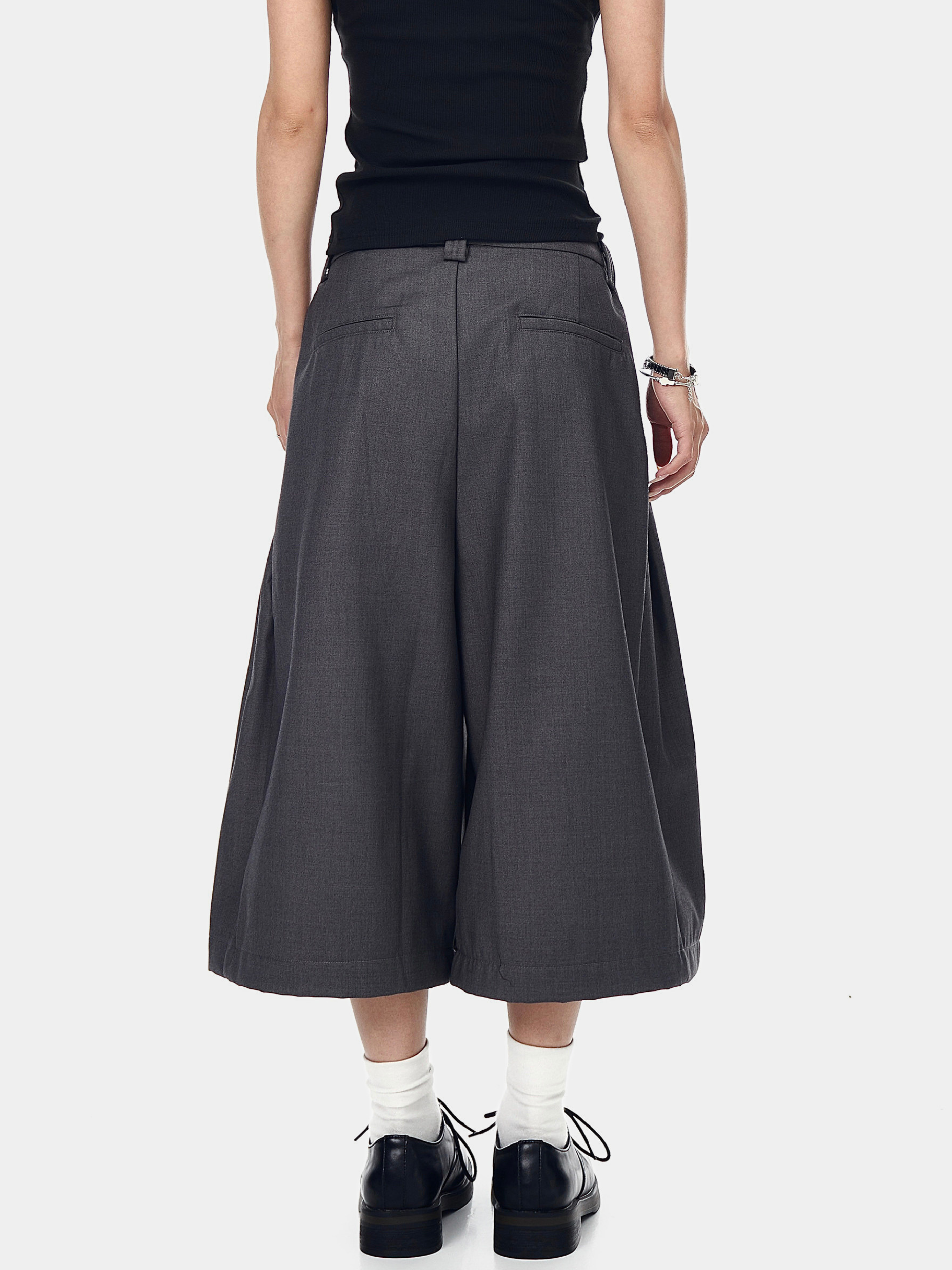 Thunderbark - Women's Wrinkle-Resistant Wide-Leg Cropped Pants