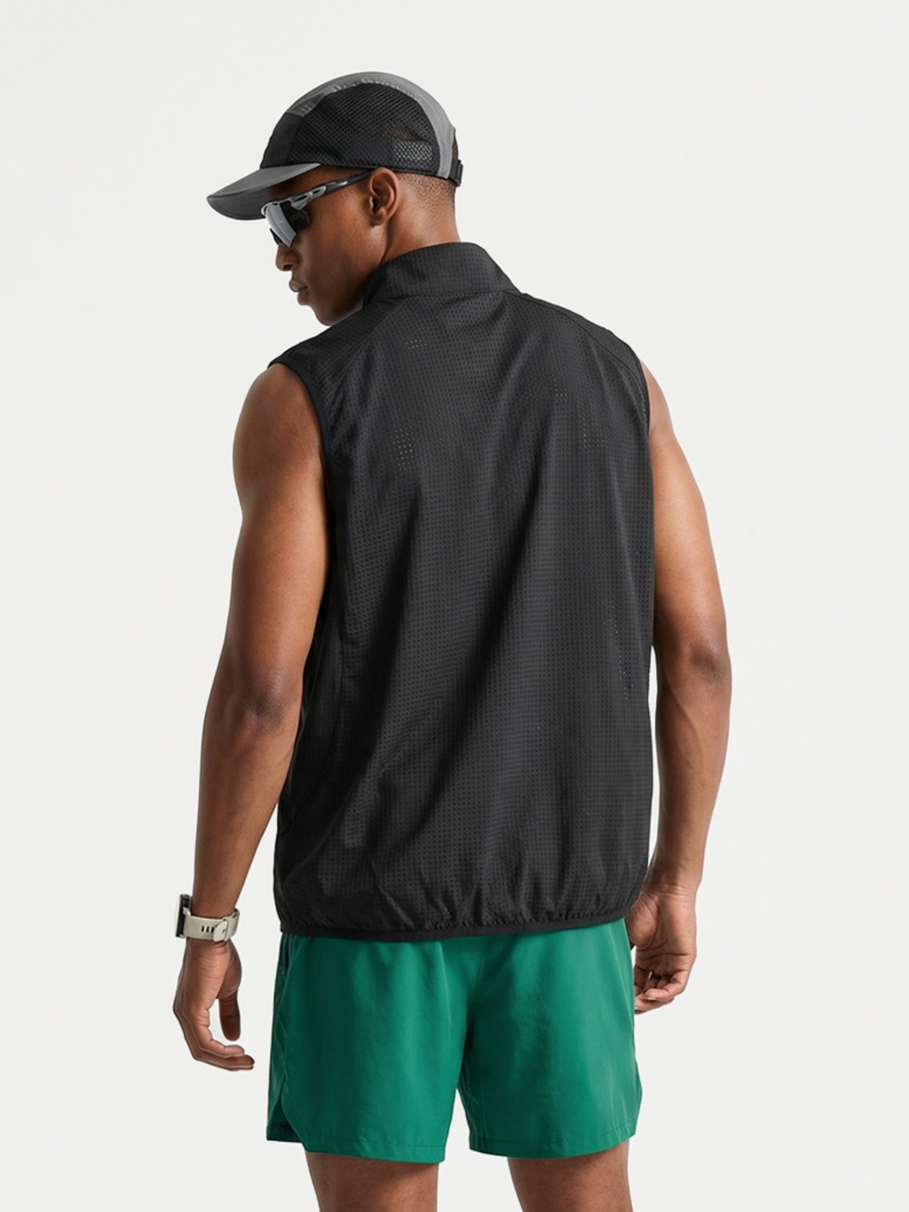 FoxCliff - Lightweight Perforated Mesh Breathable Zip Vest