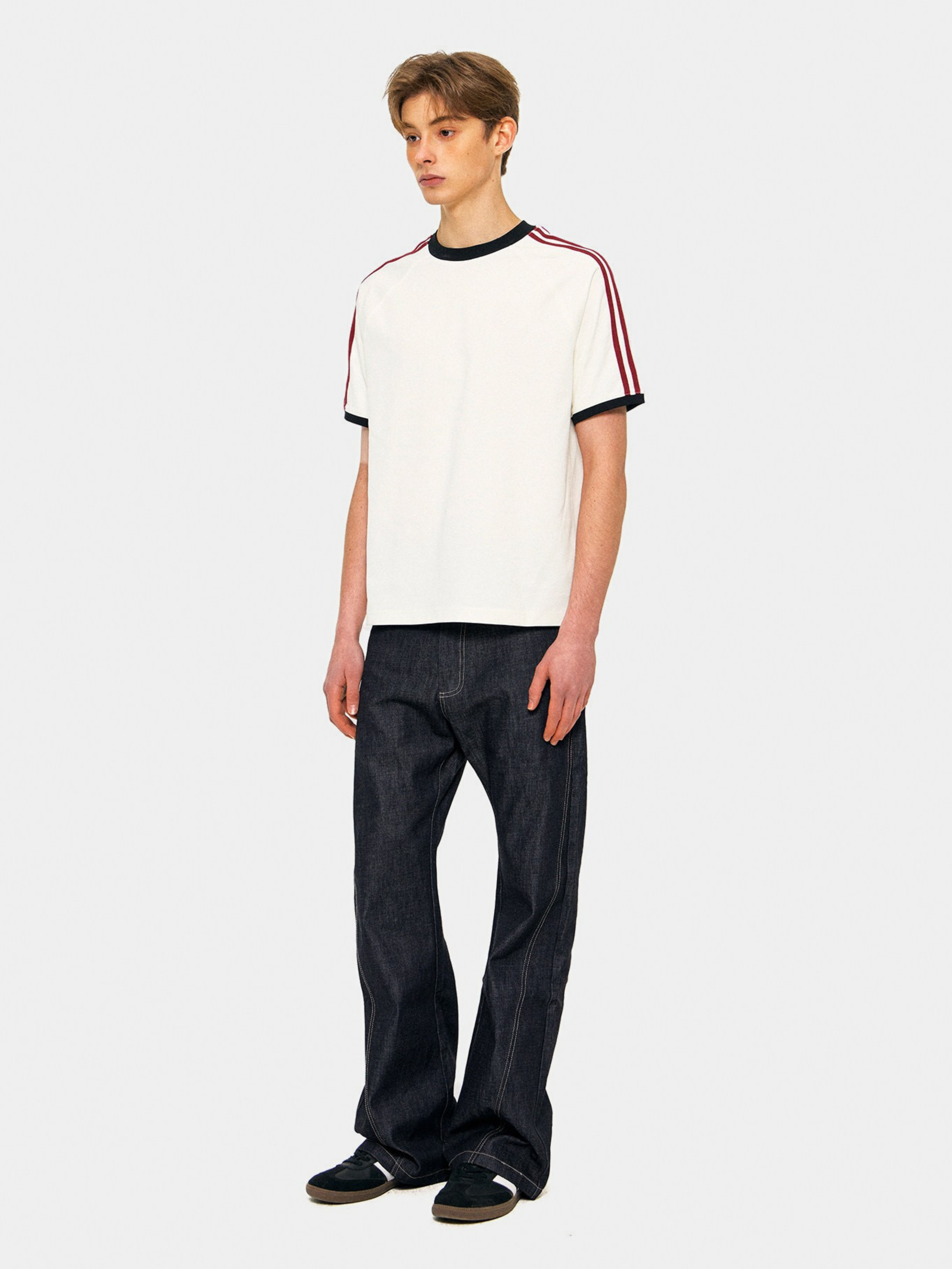 Dusttrail - Colorblock Cooling Striped Quick-Dry T-Shirt