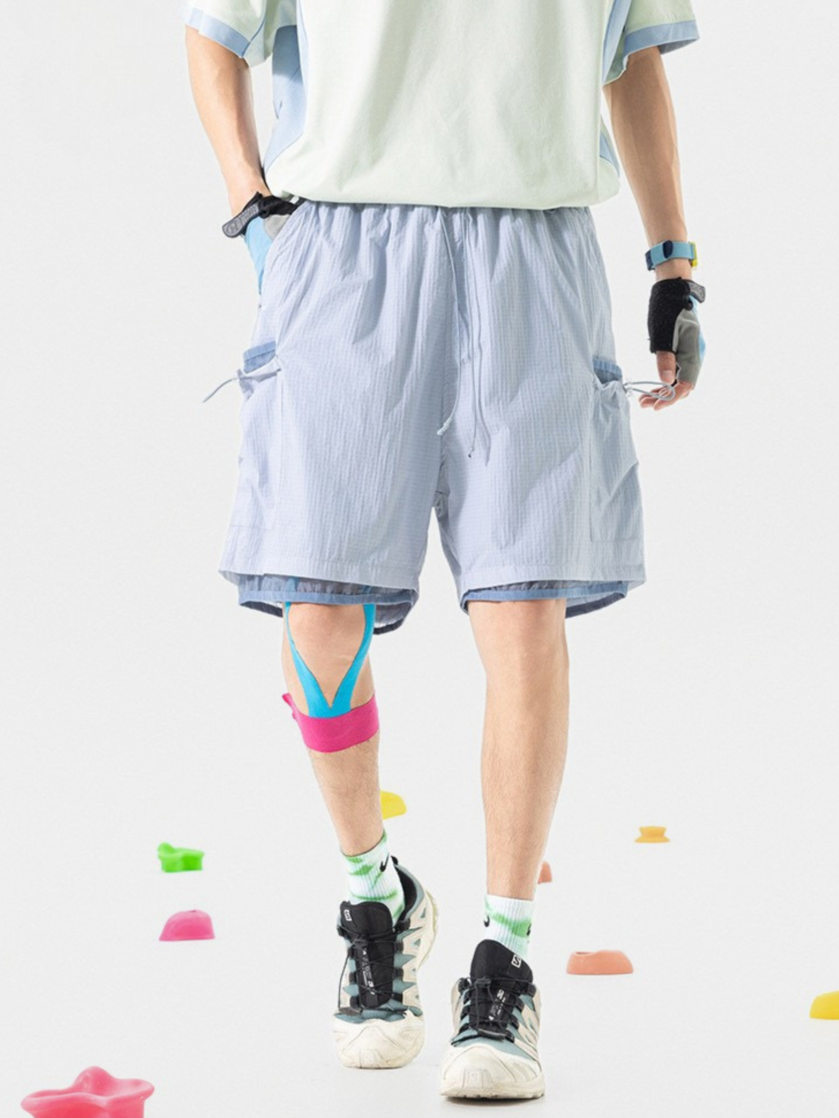 BaseNet - Men's Water-Repellent Breathable Quick-Dry Shorts