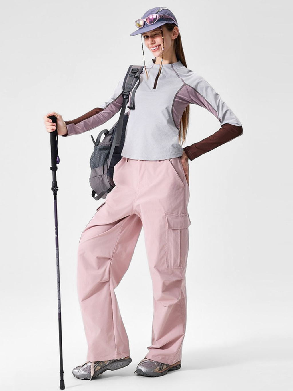 RockTote - Women's Water-Repellent Wide-Leg Utility Pants