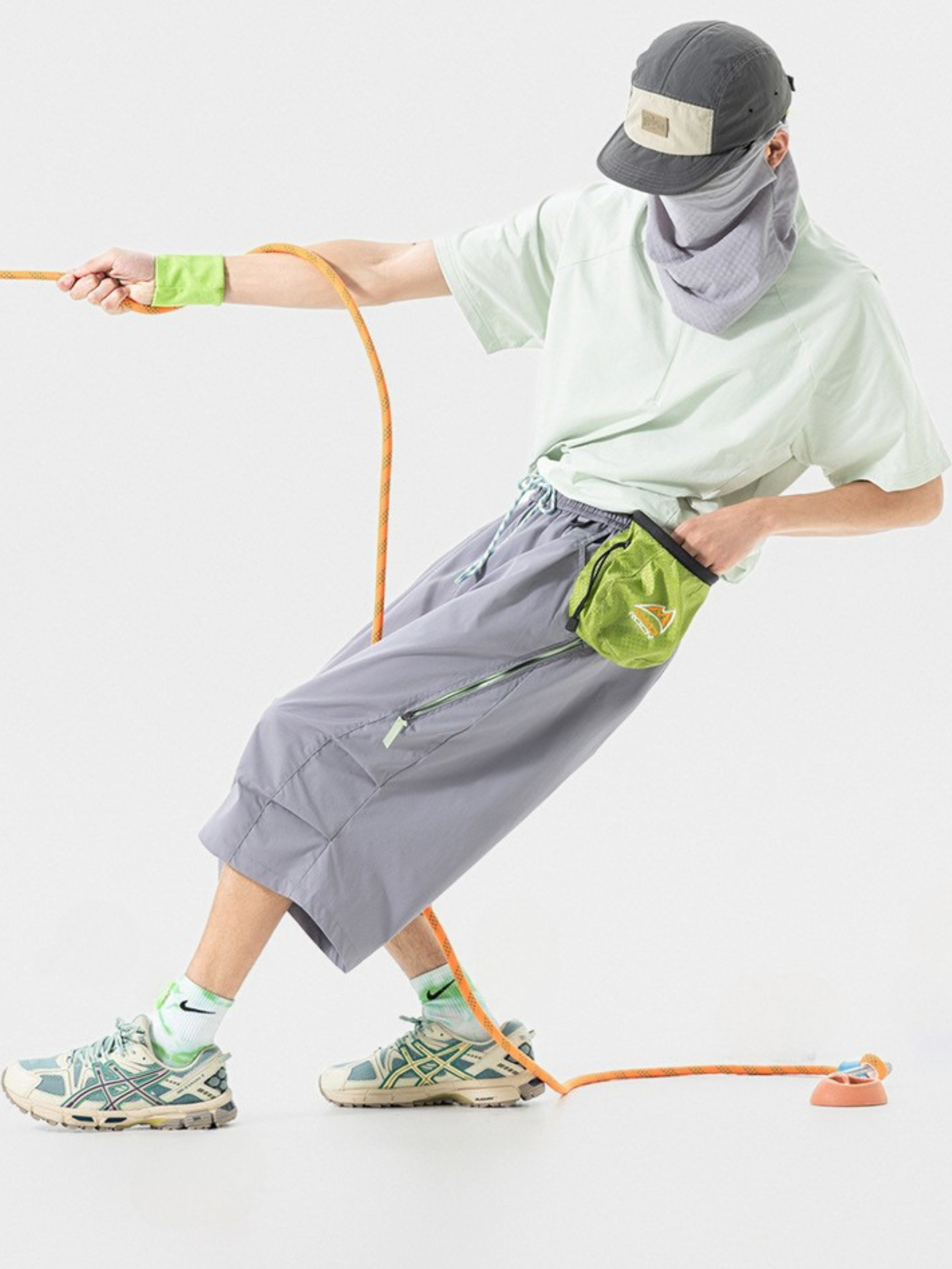 DewDash - Water-Repellent Wrinkle Utility Shell Shorts