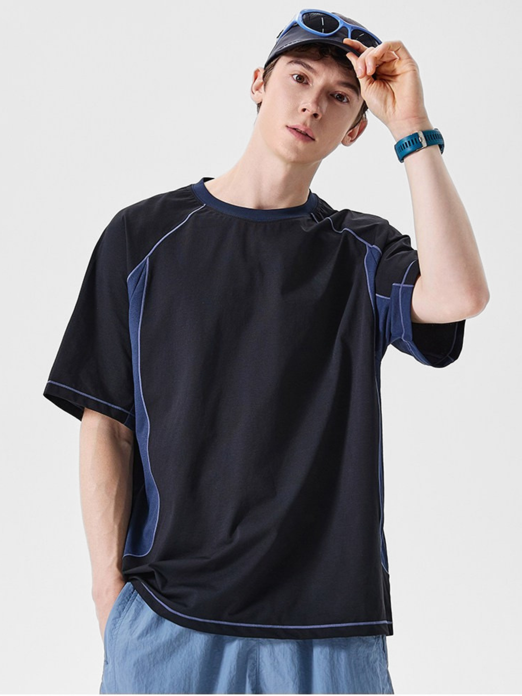 LightStep - Lightweight Quick-Dry Colorblock Performance T-Shirt