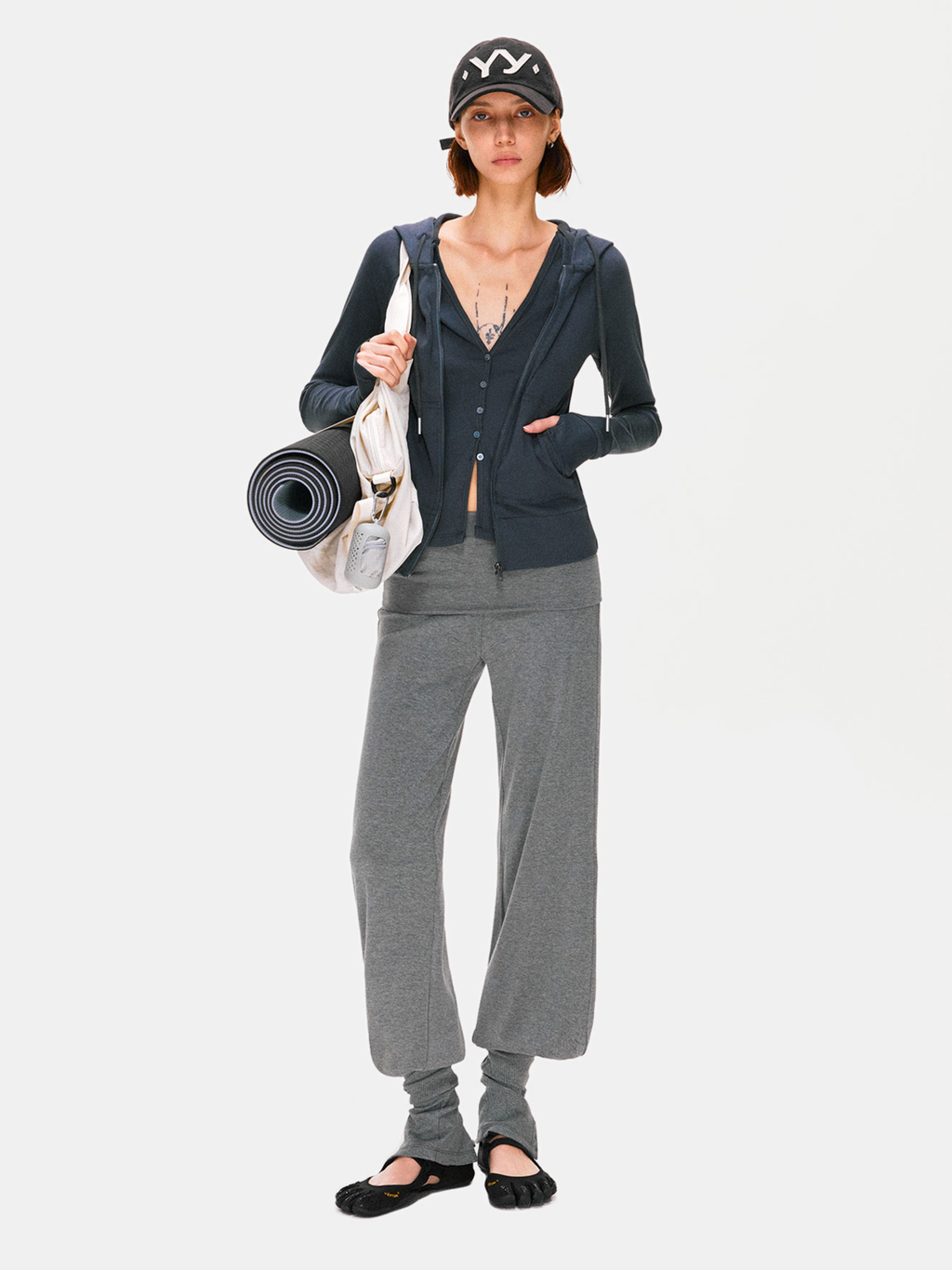 Hallowbrook - Women's Detachable Sock-Cuff Convertible Sweatpants