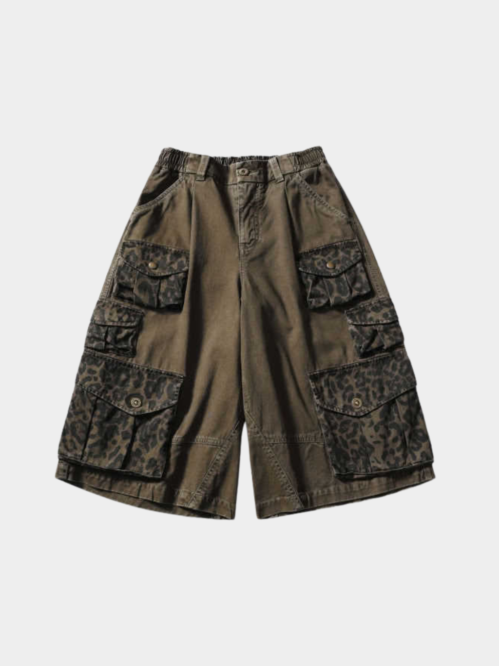 CampStick - Washed Solid Utility Cropped Pants