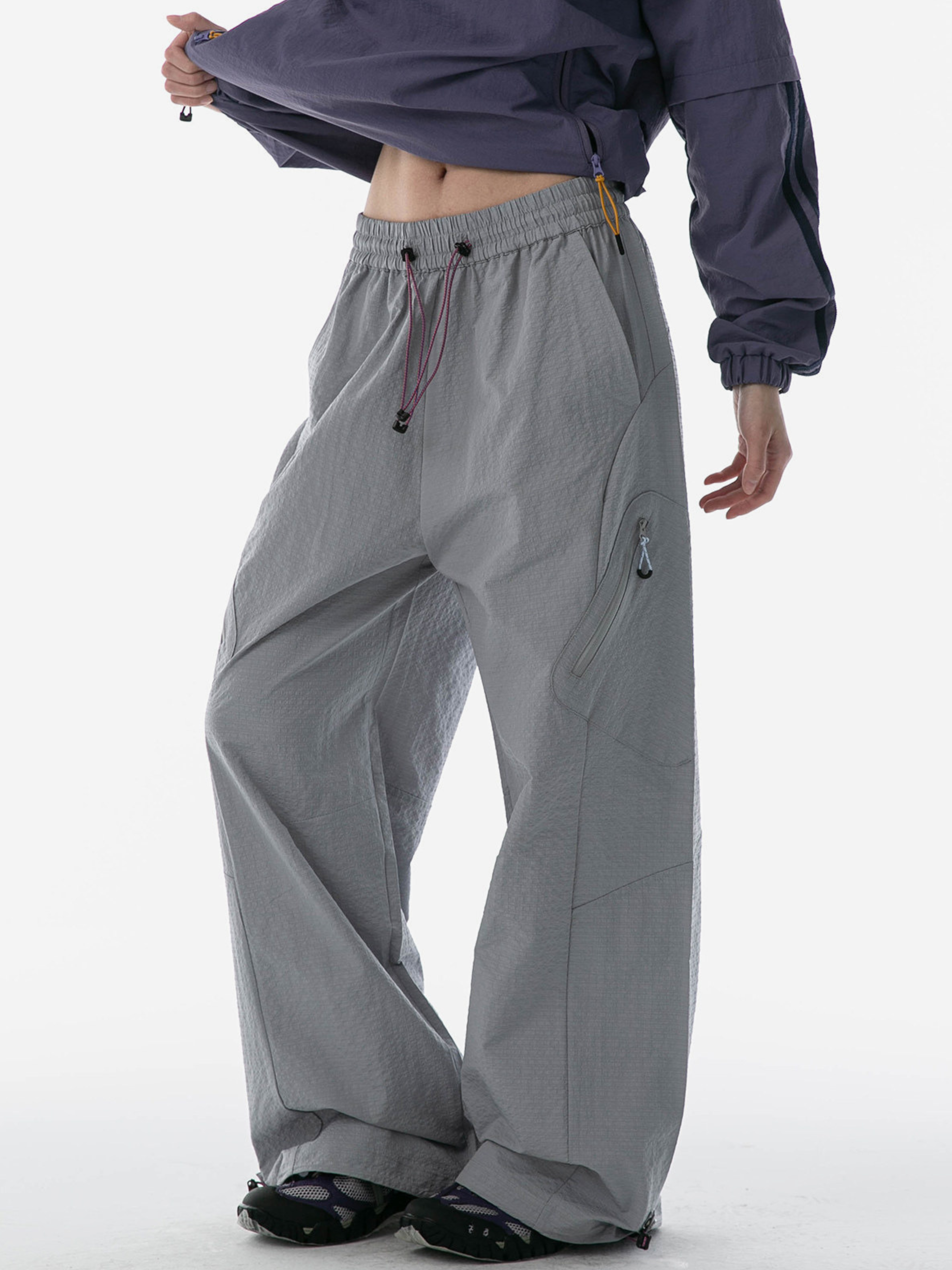 Thalax - Women's Large Pockets Water-Repellent Paratrooper Pants