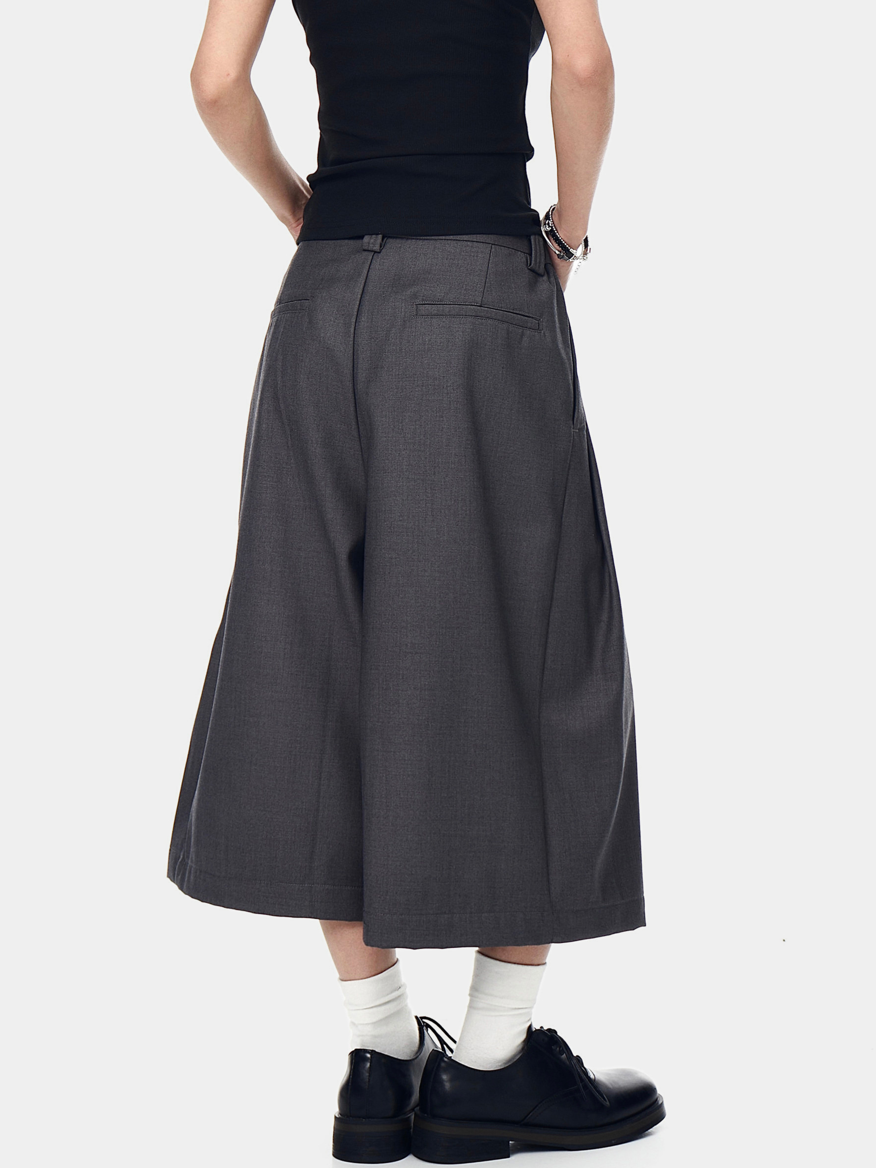 Thunderbark - Women's Wrinkle-Resistant Wide-Leg Cropped Pants