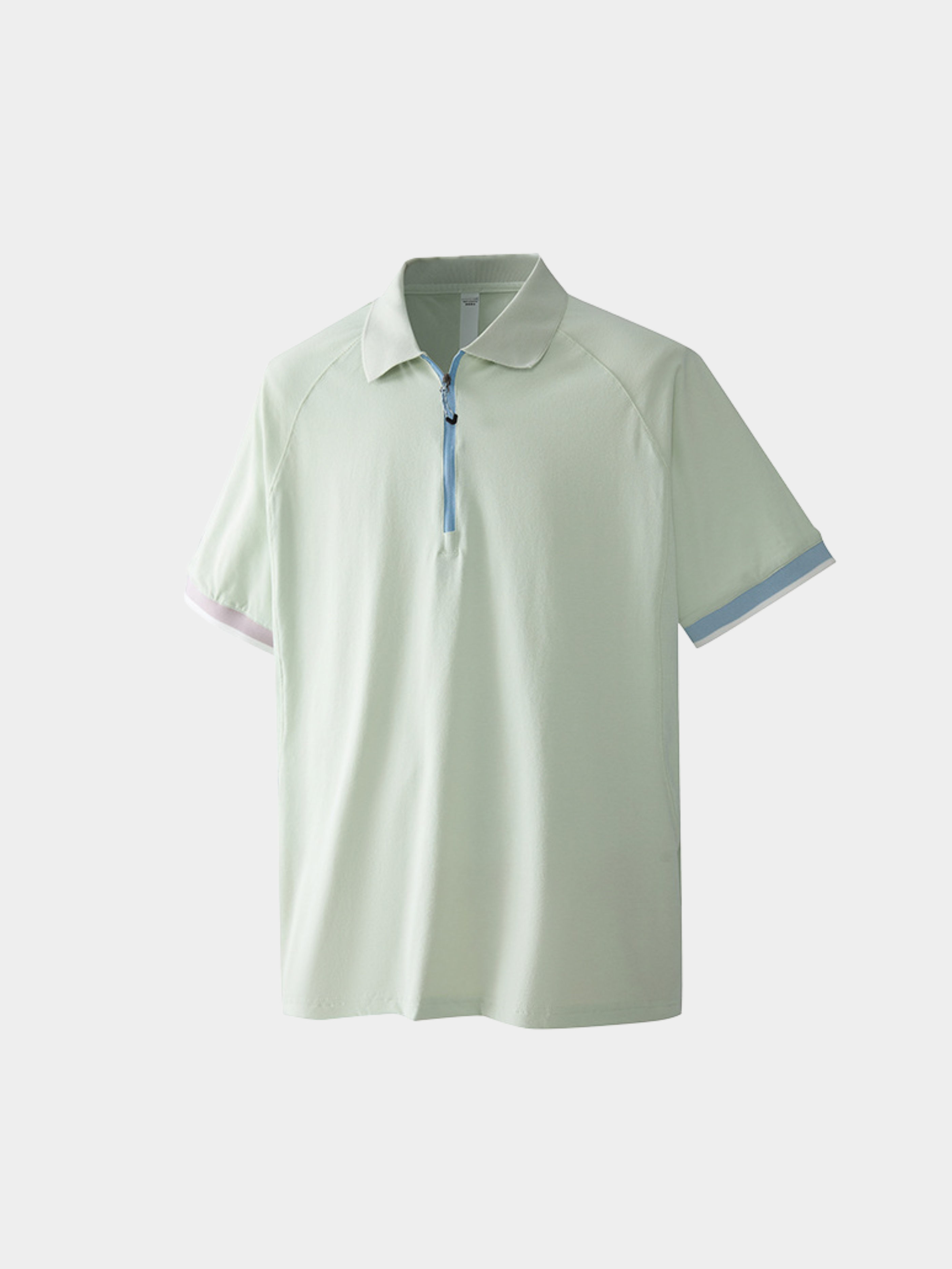 ChillFlask - Unisex Antibacterial Quick-Dry Half-Zip Polo T-Shirt