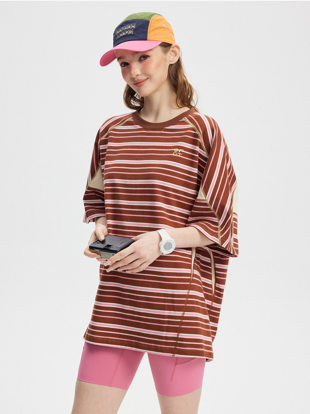 Boost - Women's Contrast Stripe Short Sleeve T-Shirt