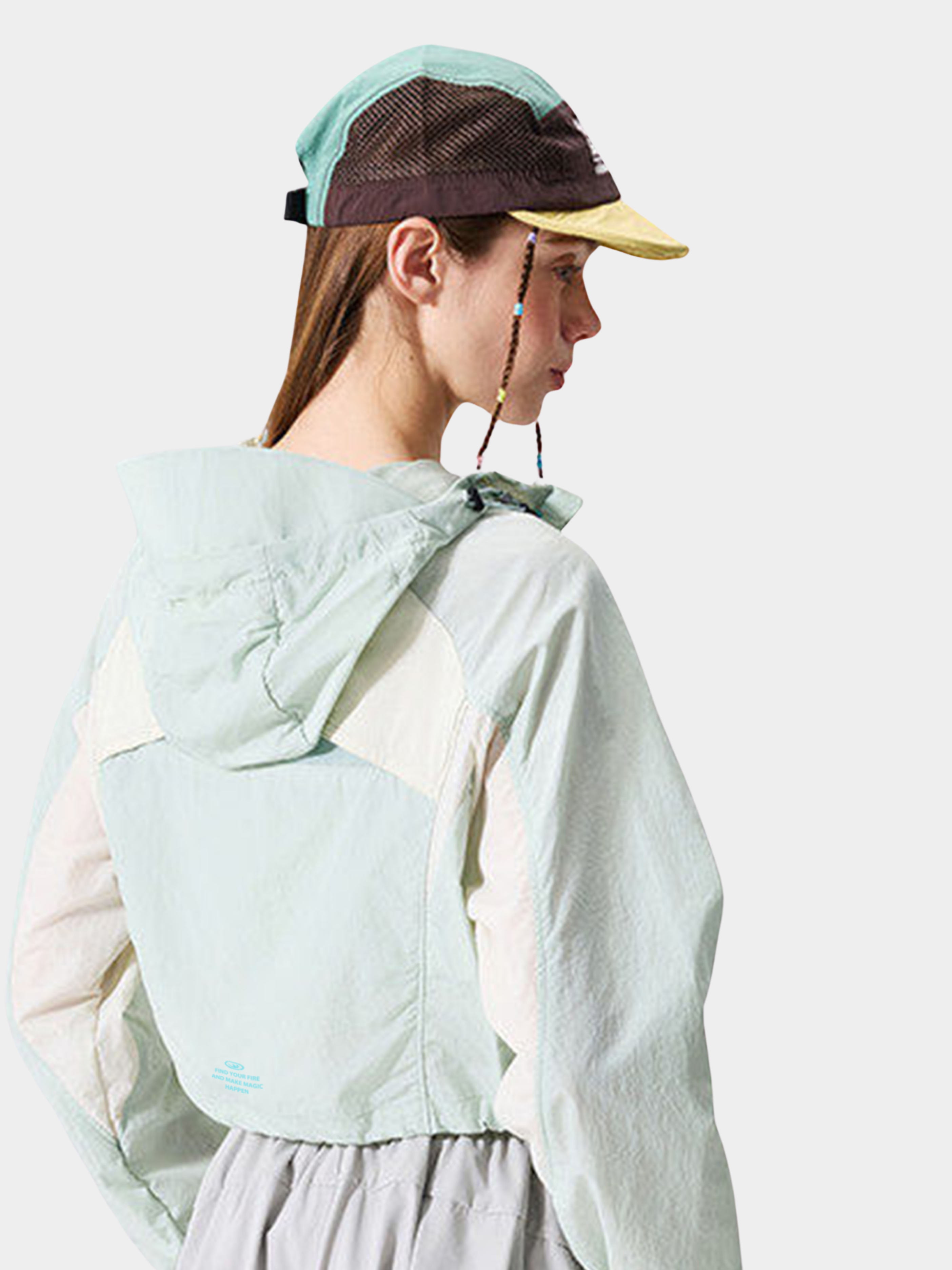 Resonance - Women's Water-Repellent Colorblock Cropped Jacket