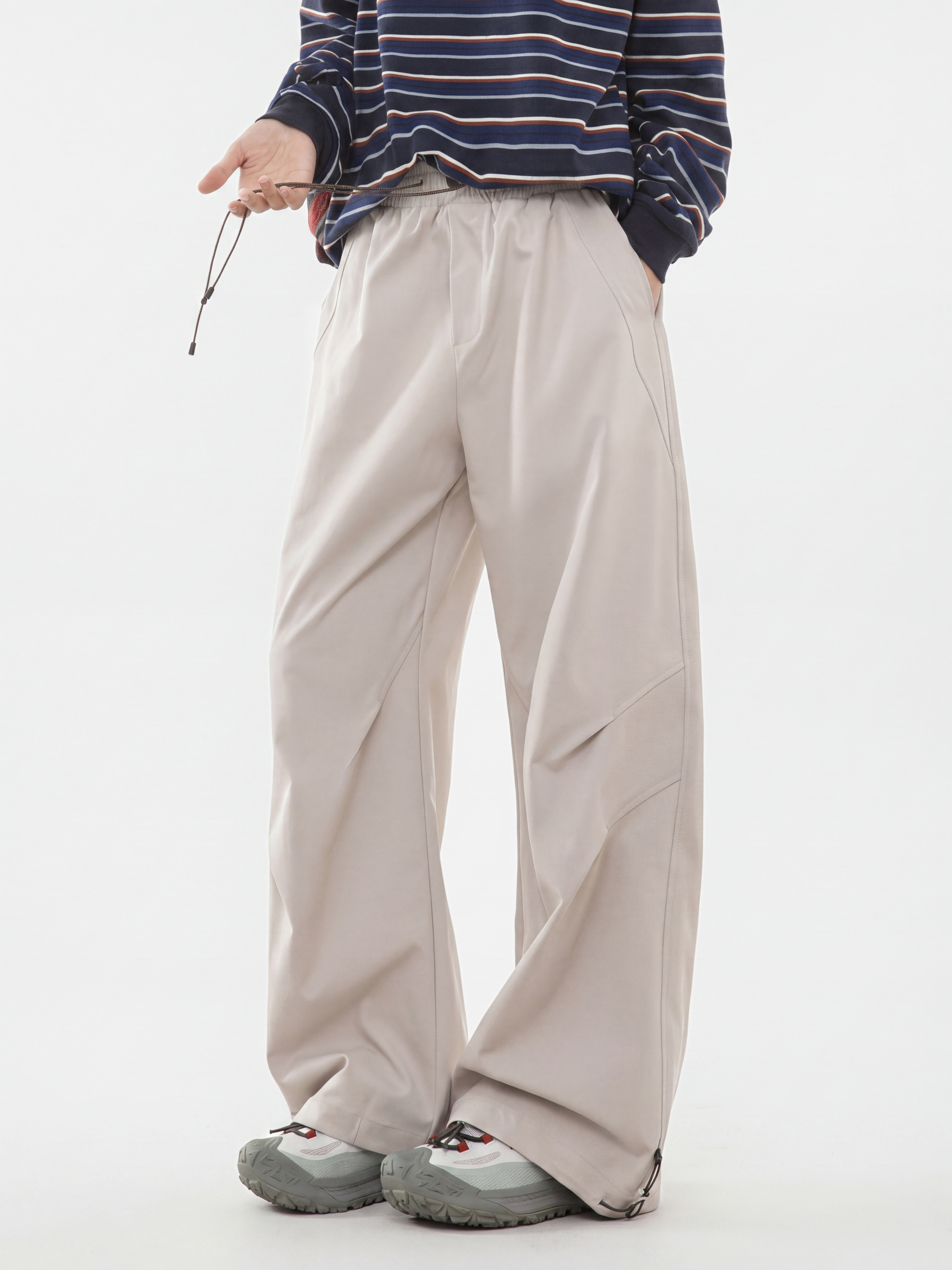 FlintPeak - Unisex Ruched Drawstring Utility Pants