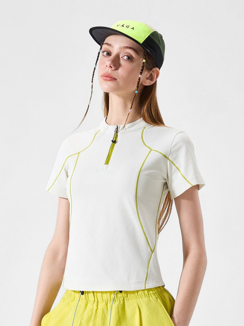 ChillChair - Women's Quick-Dry Antibacterial Half-Zip Performance T-Shirt