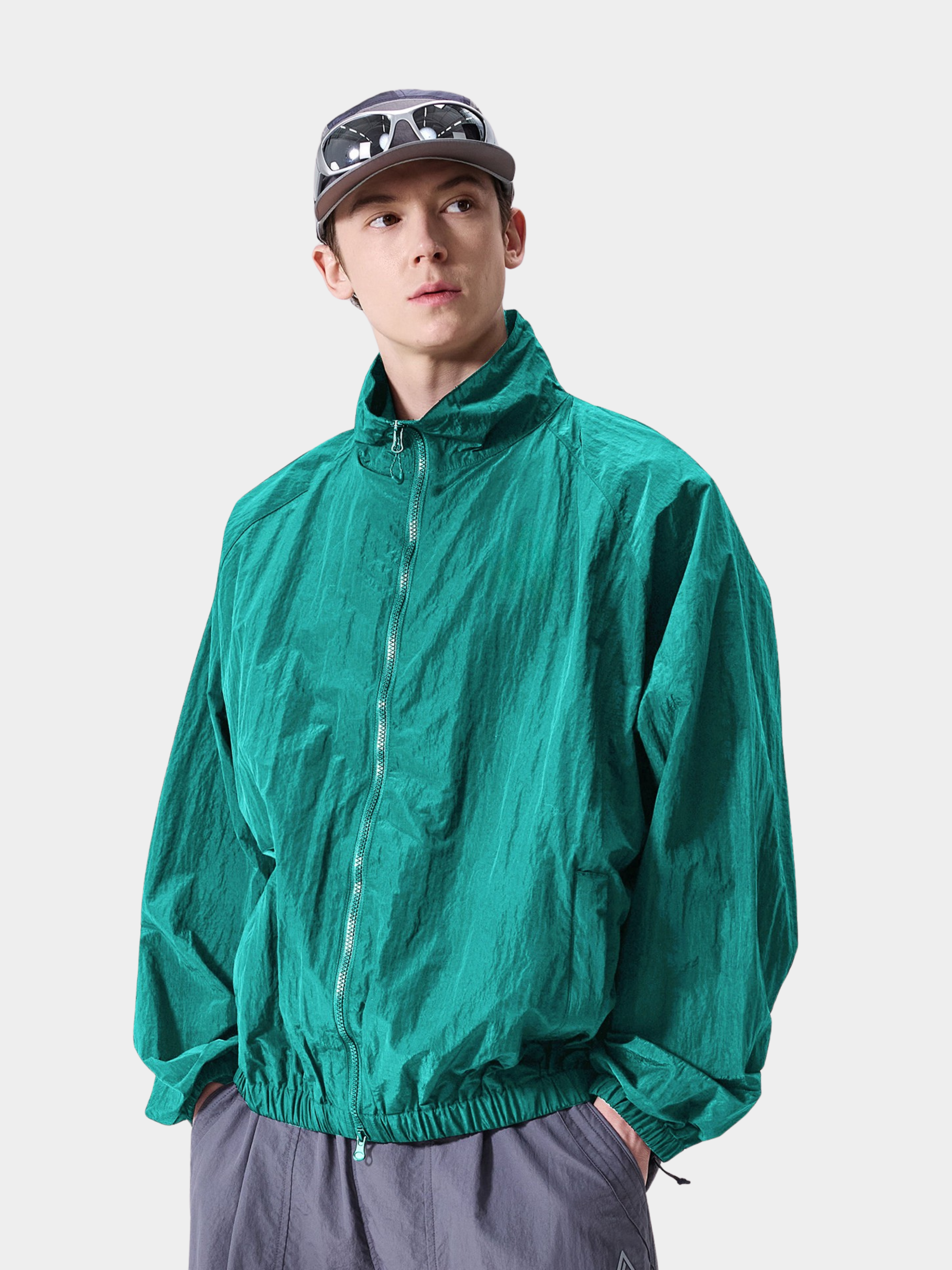 Earthline - Unisex UPF200+ Water-Repellent Breathable Stand Collar Jacket