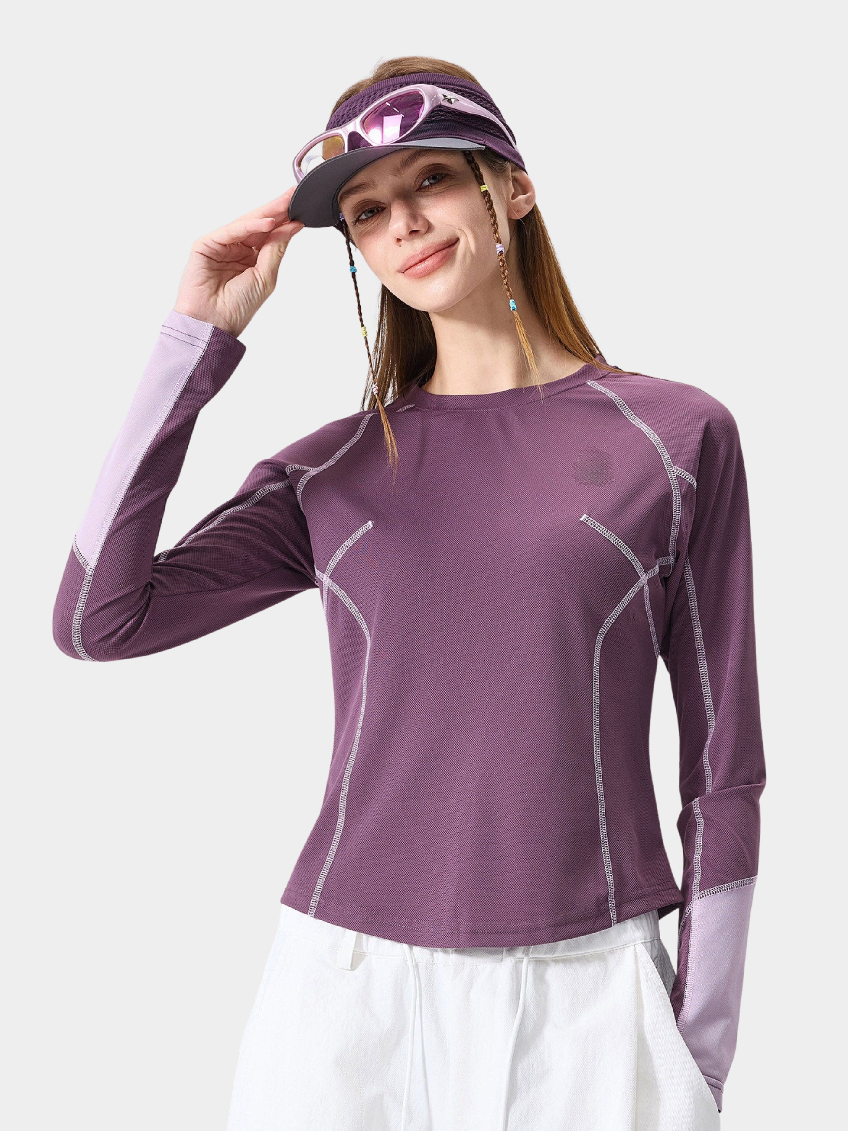 Driftwing - Women's Quick-Dry Colorblock Performance T-Shirt