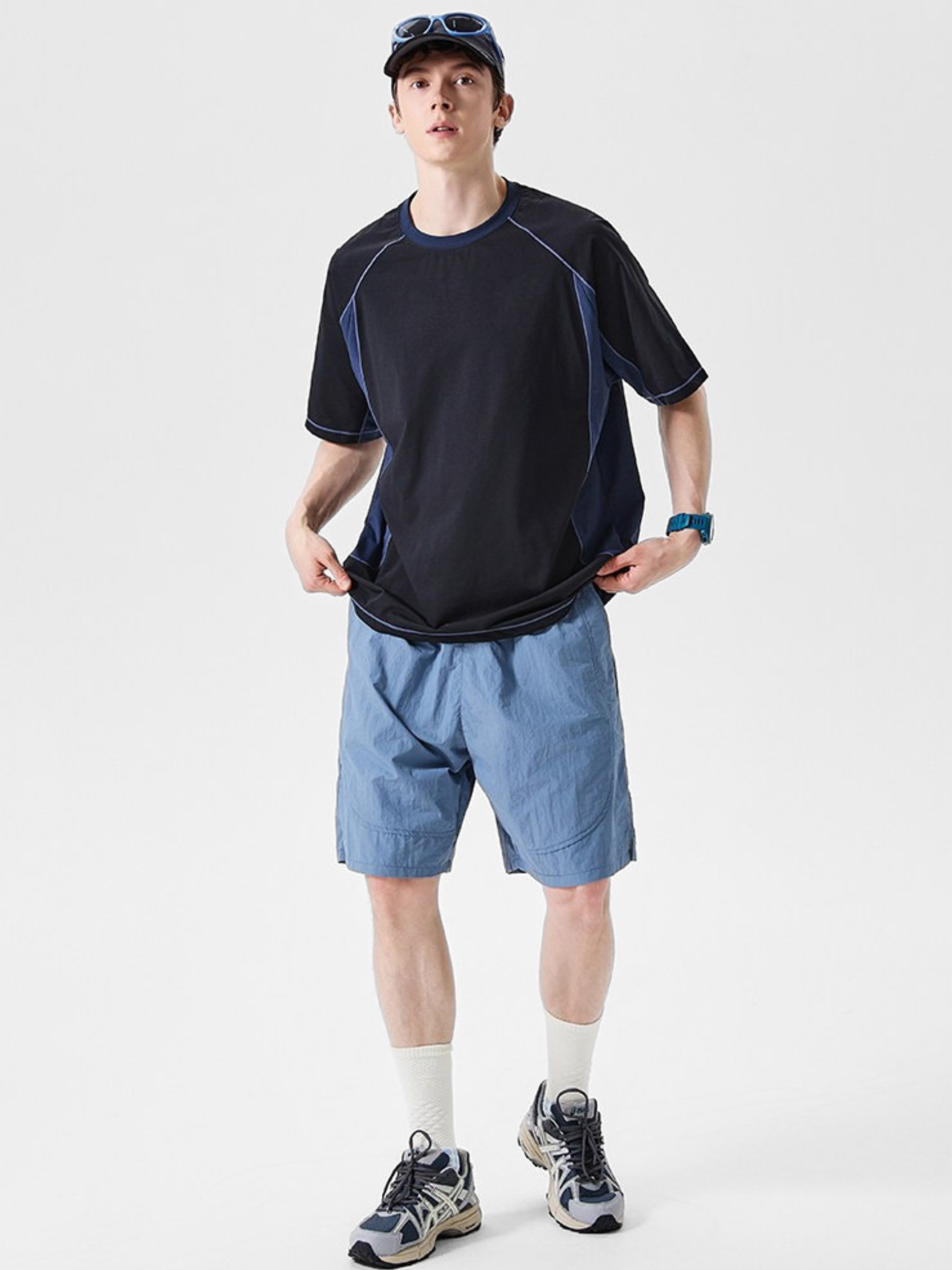 LightStep - Unisex Lightweight Quick-Dry Colorblock Performance T-Shirt