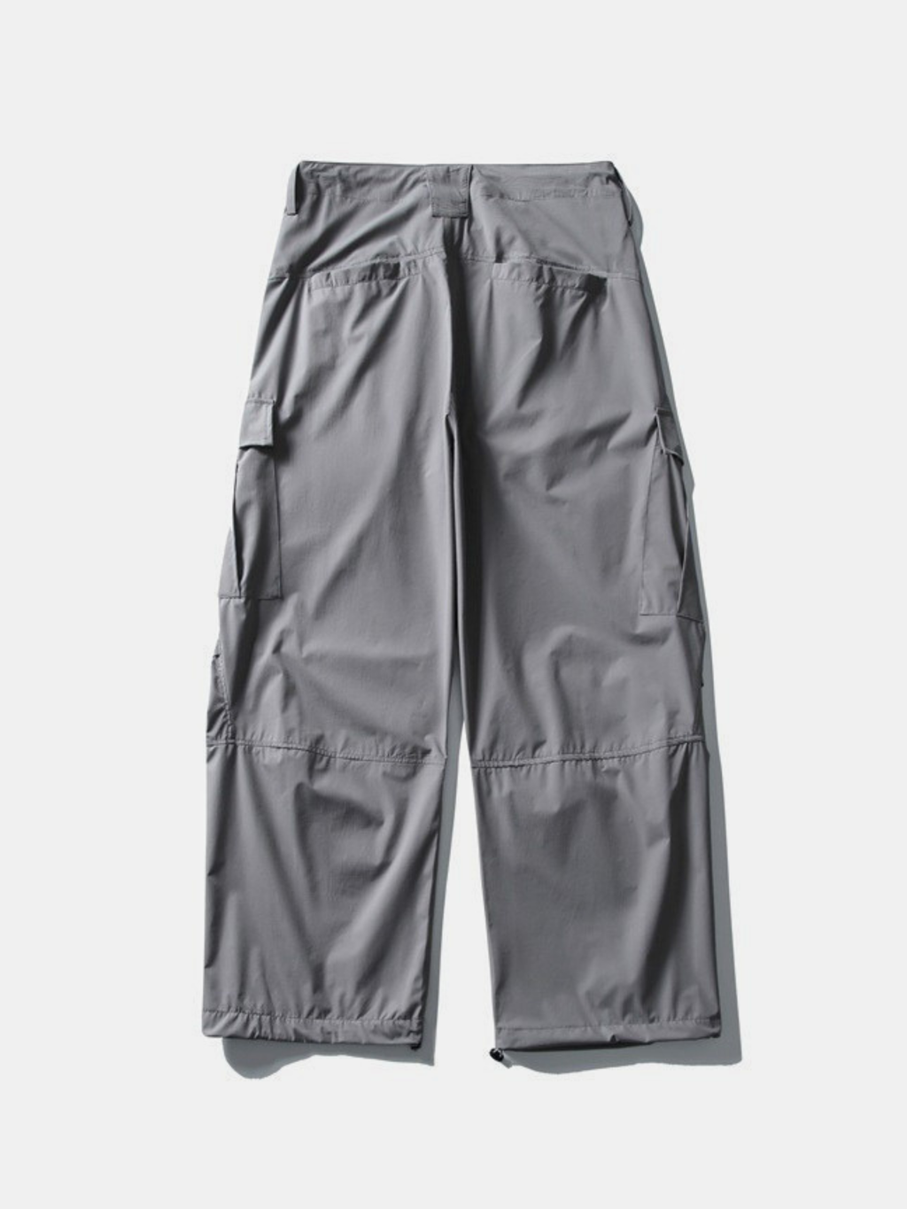 FoxSight - Unisex Lace-Up Layered Pink Curved Parachute Pants