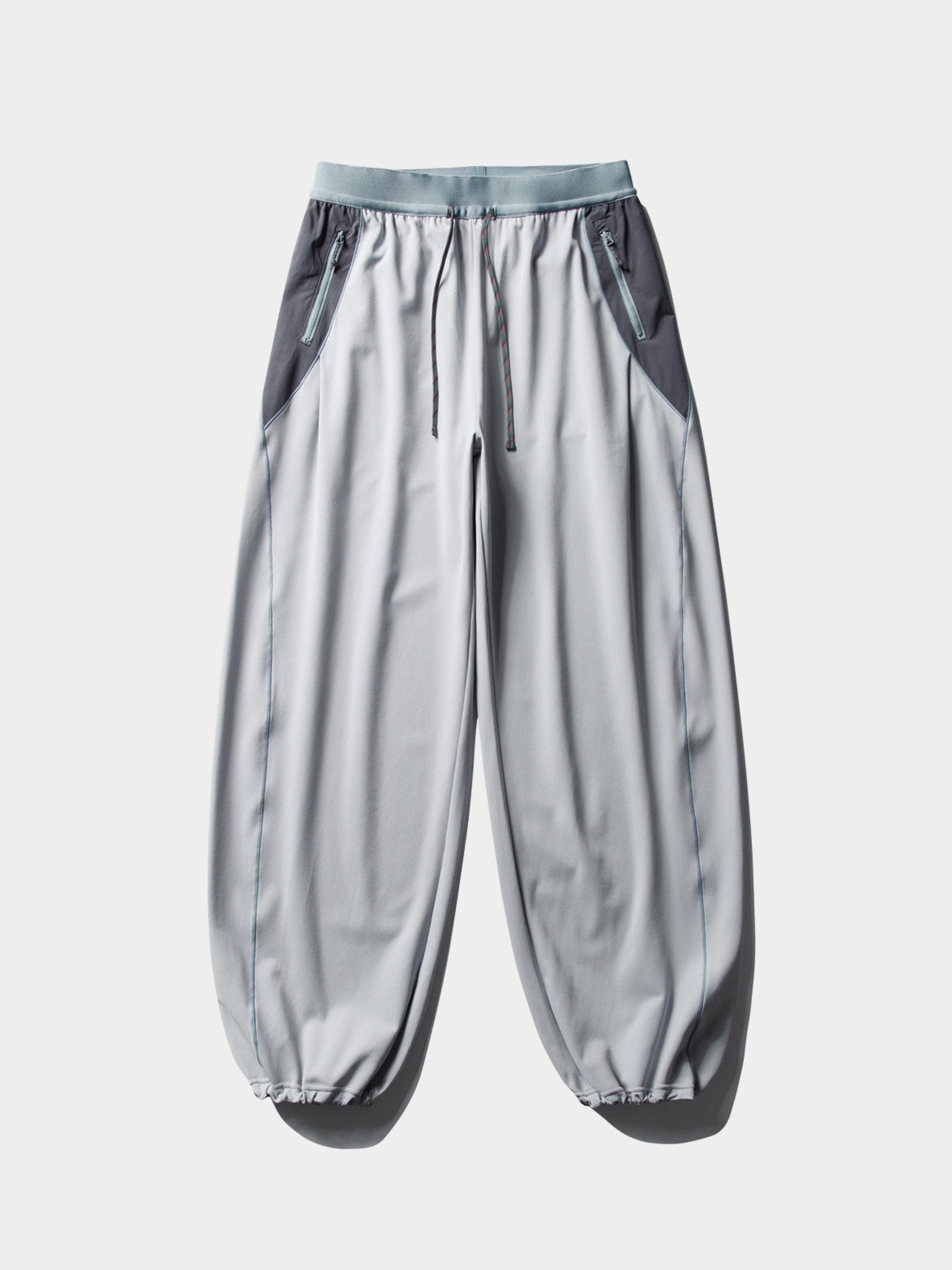 RunFlow - Unisex Contrast Stitch Lightweight Quick-Dry Paratrooper Pants