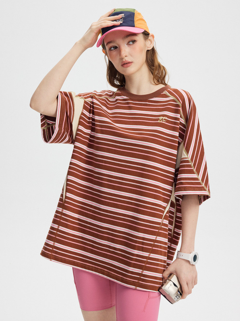Boost - Women's Contrast Stripe Short Sleeve T-Shirt
