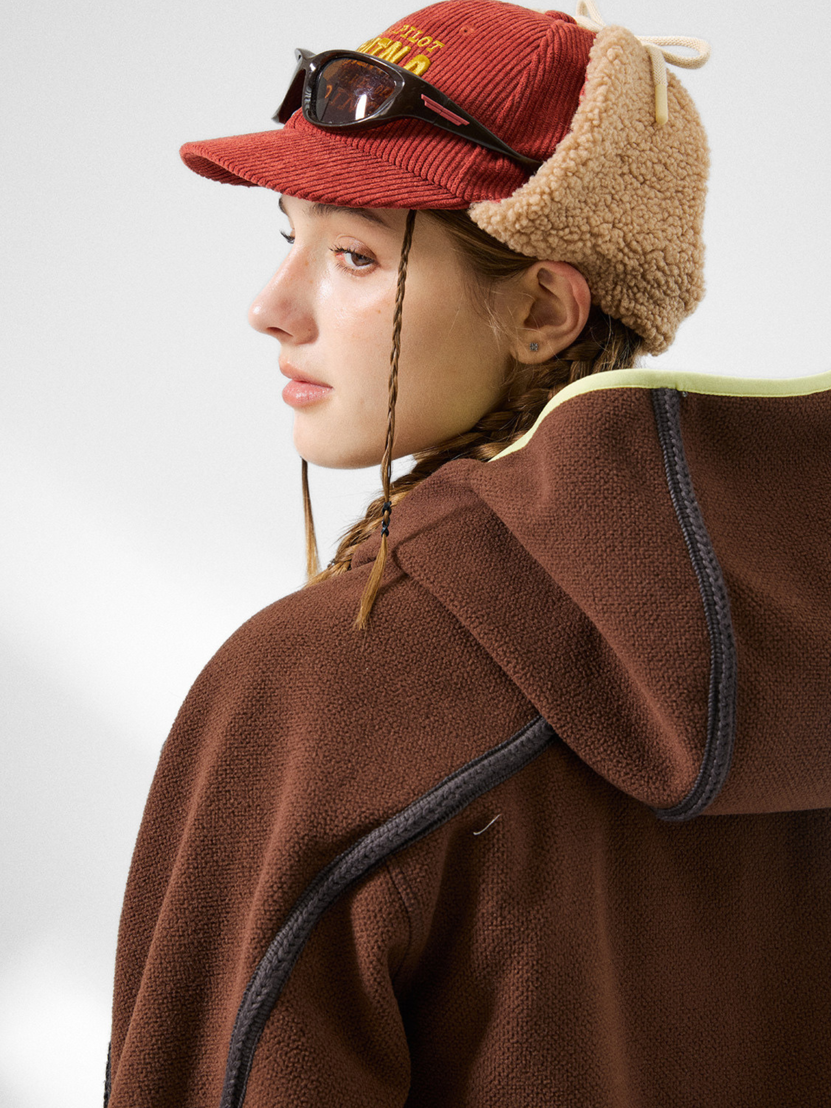 CrowPeak - Women's Colorblock Textured Zip-Up Jackets