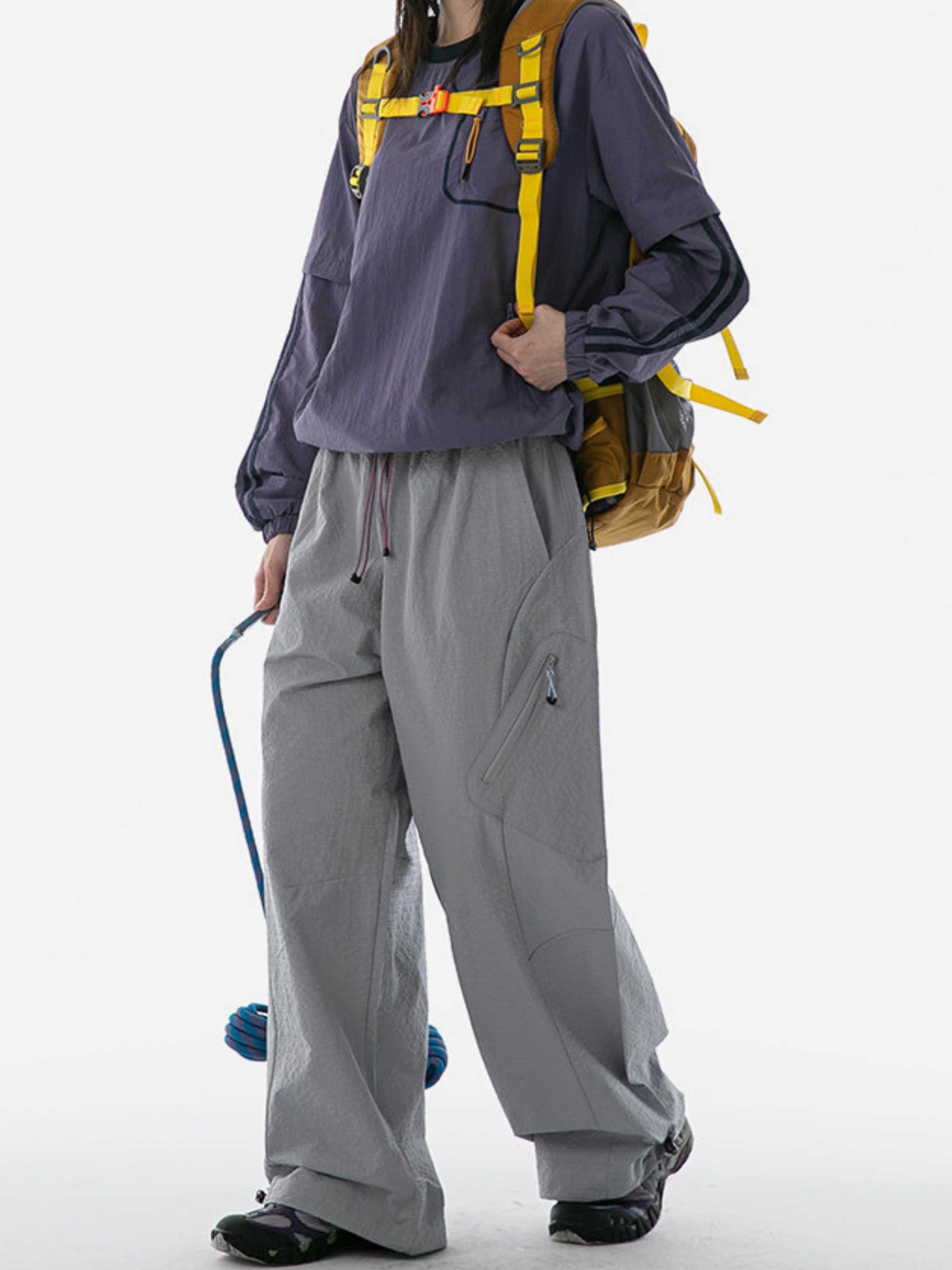 Thalax - Women's Large Pockets Water-Repellent Paratrooper Pants