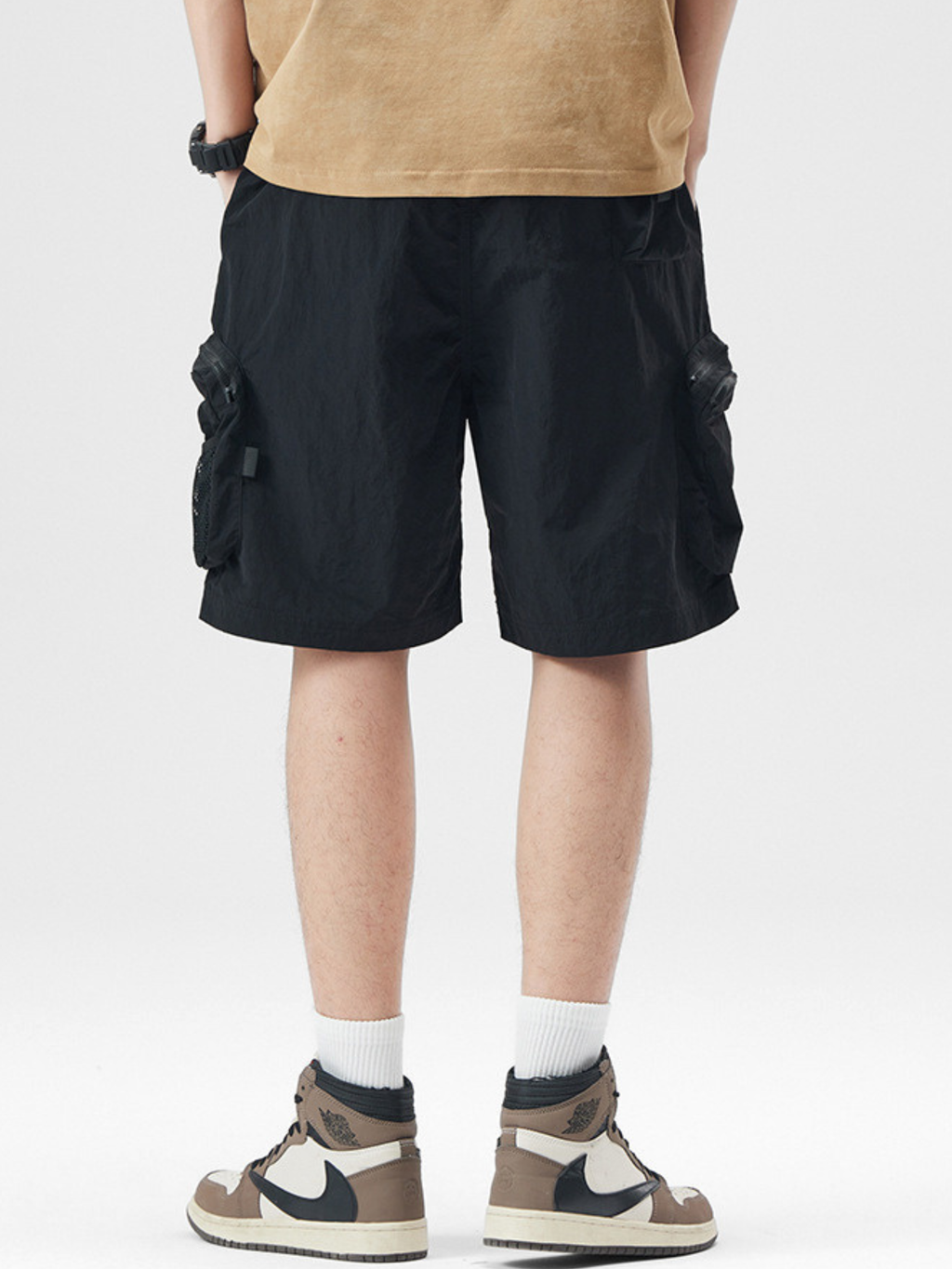 AlpineCrag - Men's Breathable Wrinkle-Resistant Cargo Shorts