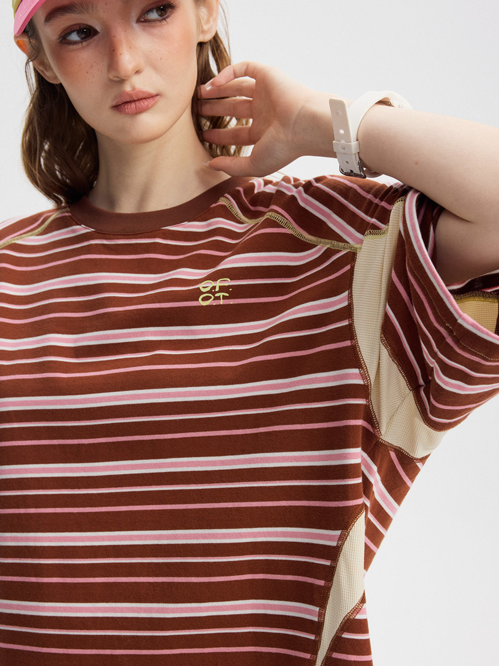 Boost - Women's Contrast Stripe Short Sleeve T-Shirt