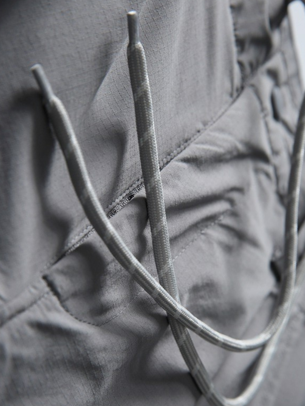 FoxSight - Unisex Lace-Up Layered Pink Curved Parachute Pants