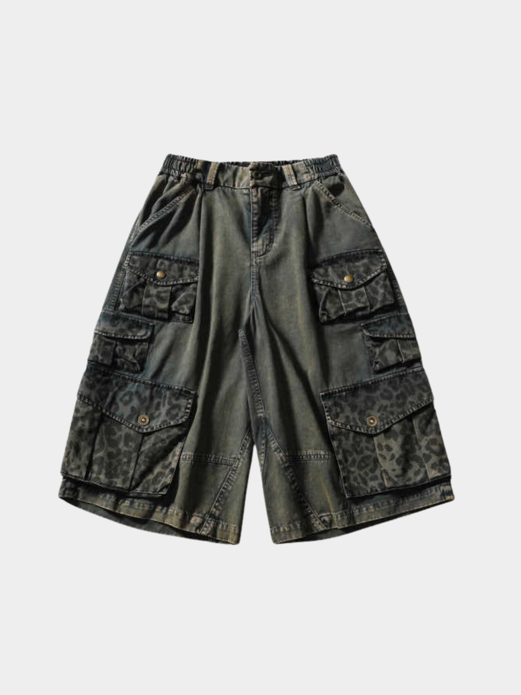 CampStick - Washed Solid Utility Cropped Pants