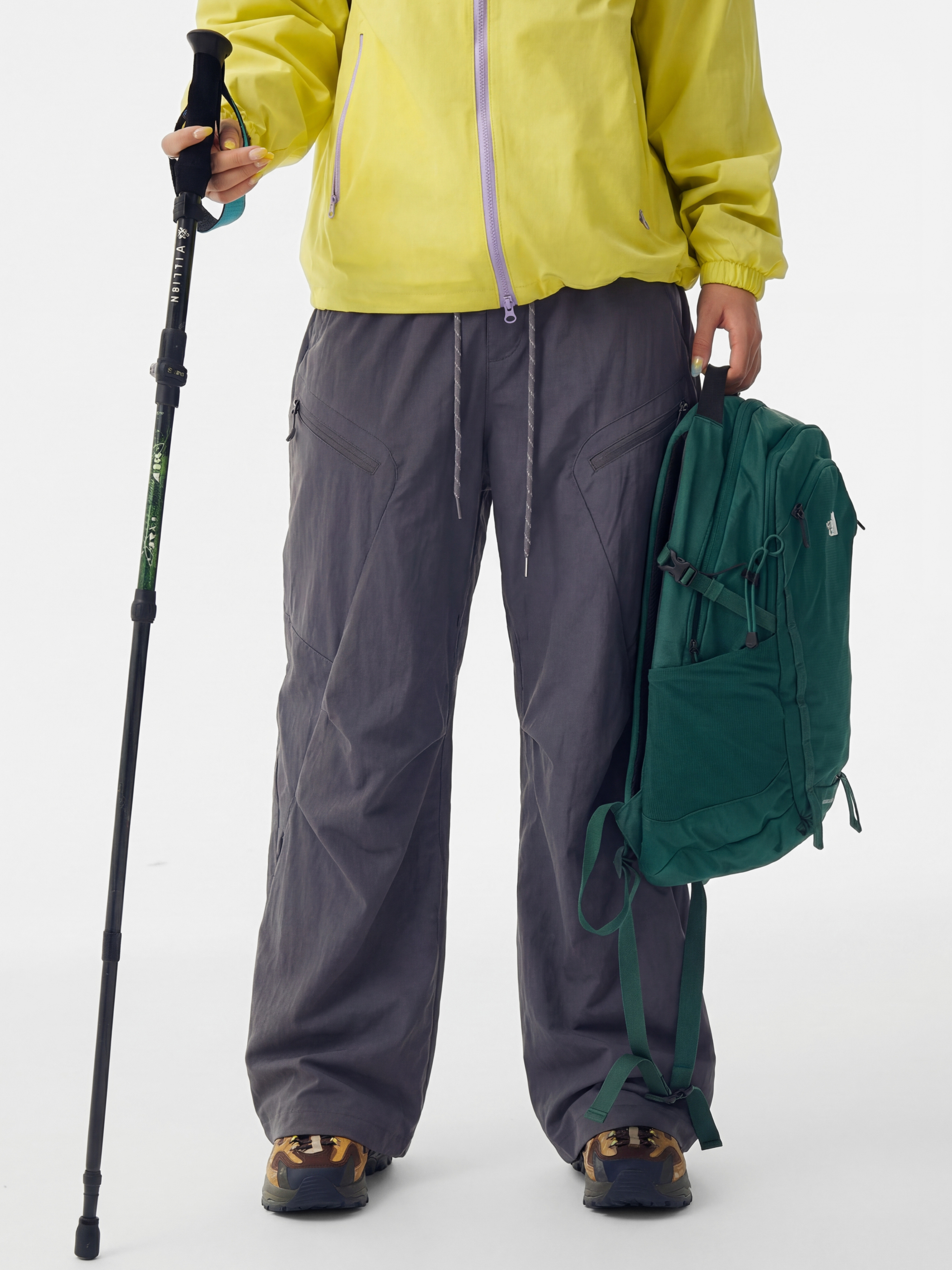 MesaGrip - Women's Water-Repellent Multi-Pocket Lightweight Shell Pants