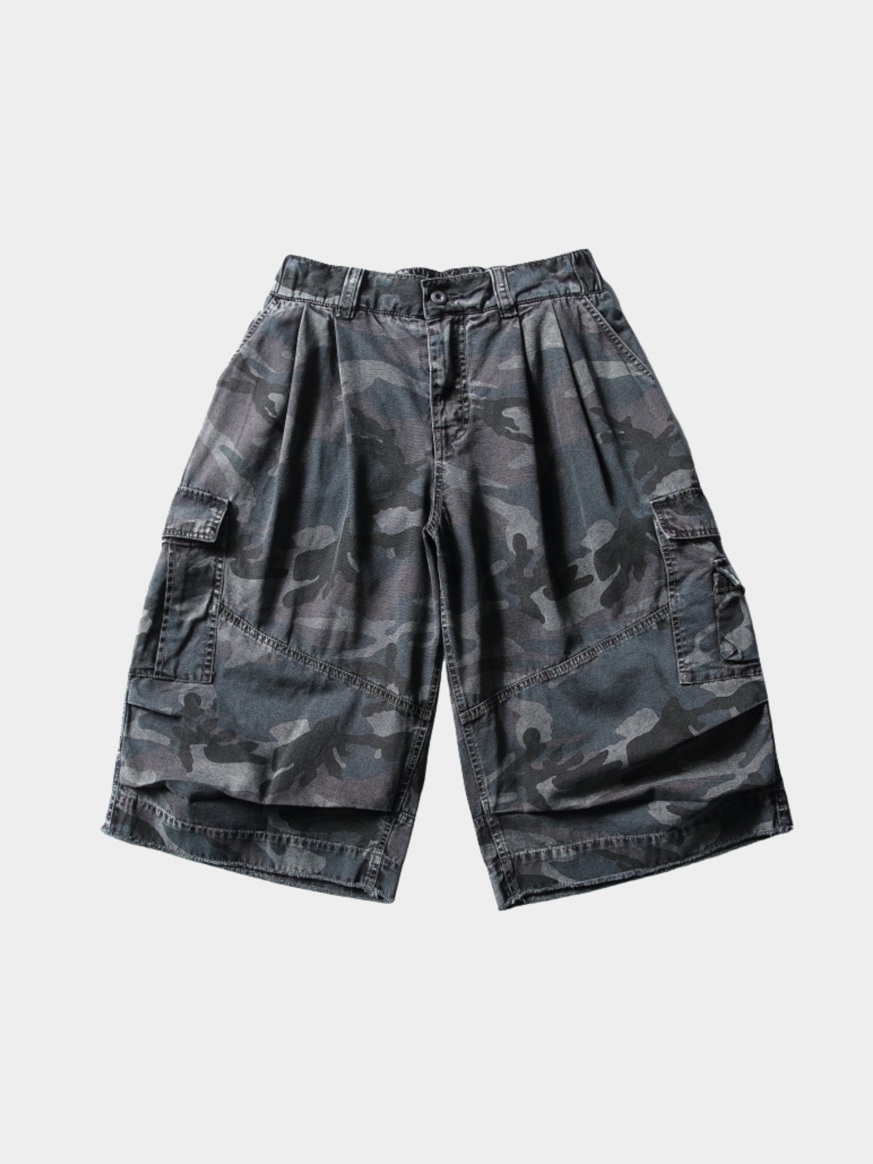 CampShell - Multi-Pocket Camouflage Relaxed Shorts