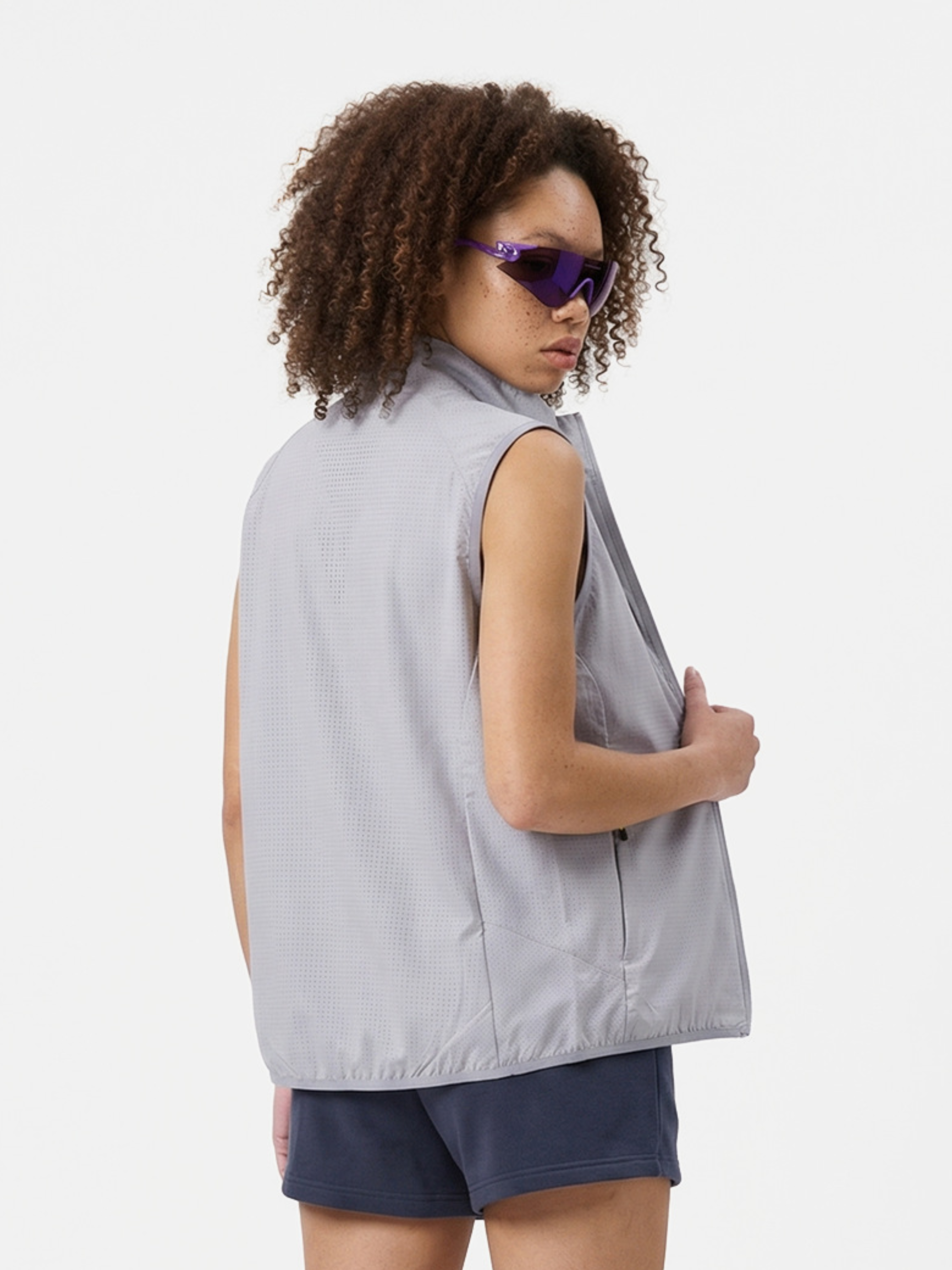 FoxCliff - Lightweight Perforated Mesh Breathable Zip Vest