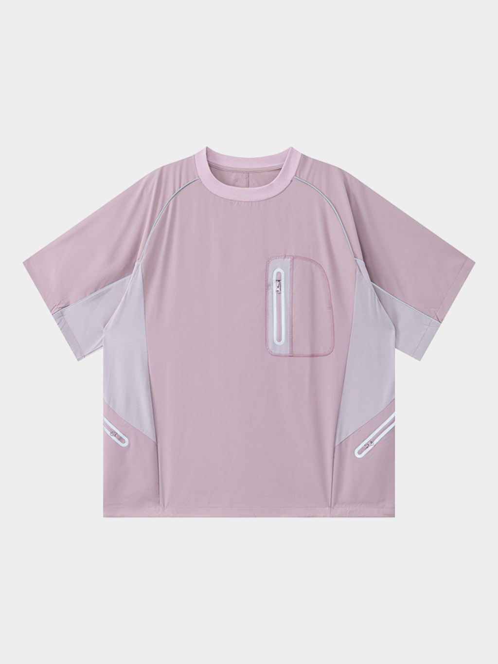 LightFlare - Unisex Colorblock Mesh Breathable Quick-Dry T-Shirt