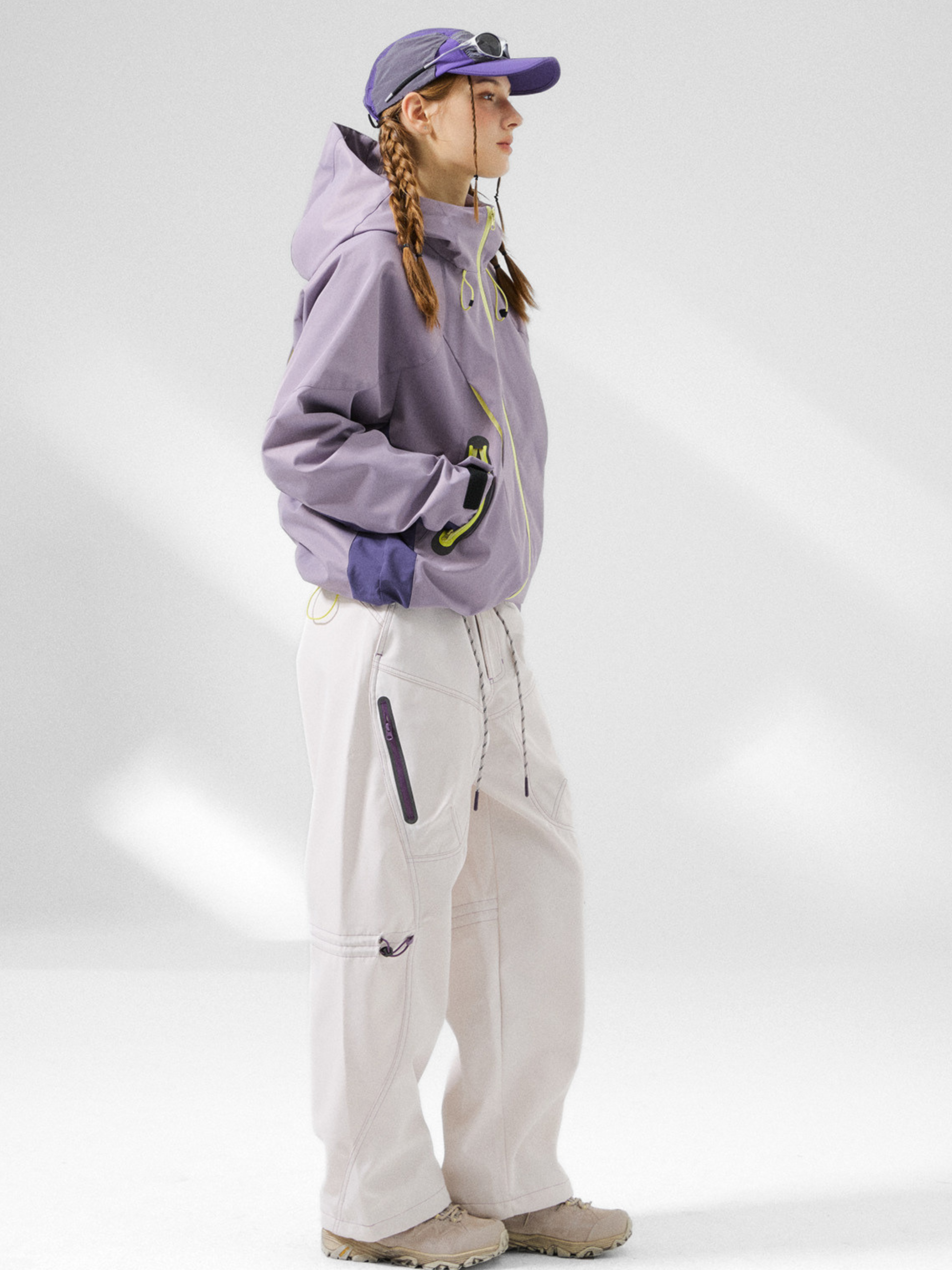 Ashrun - Unisex 8000mm Waterproof Reflective Shell Jacket