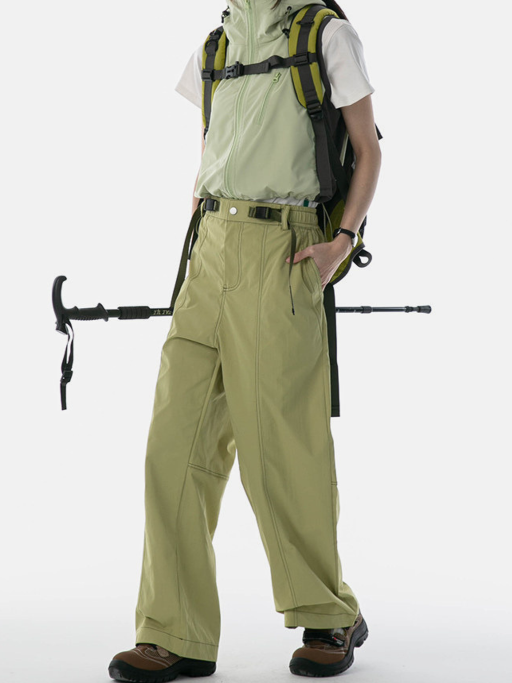 Vellax - Women's Water-Repellent Straight-Leg Utility Pants
