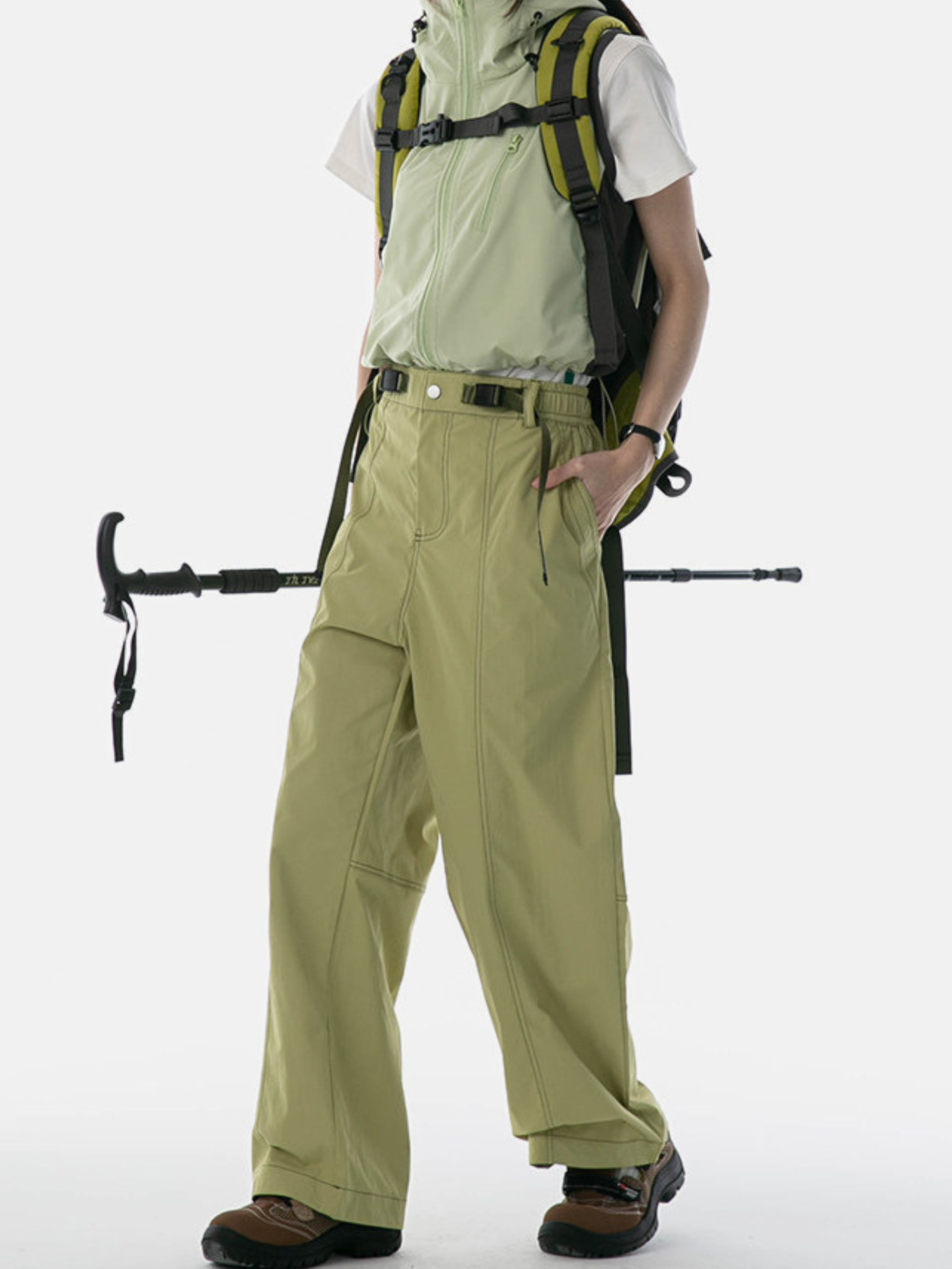Vellax - Women's Water-Repellent Straight-Leg Utility Pants