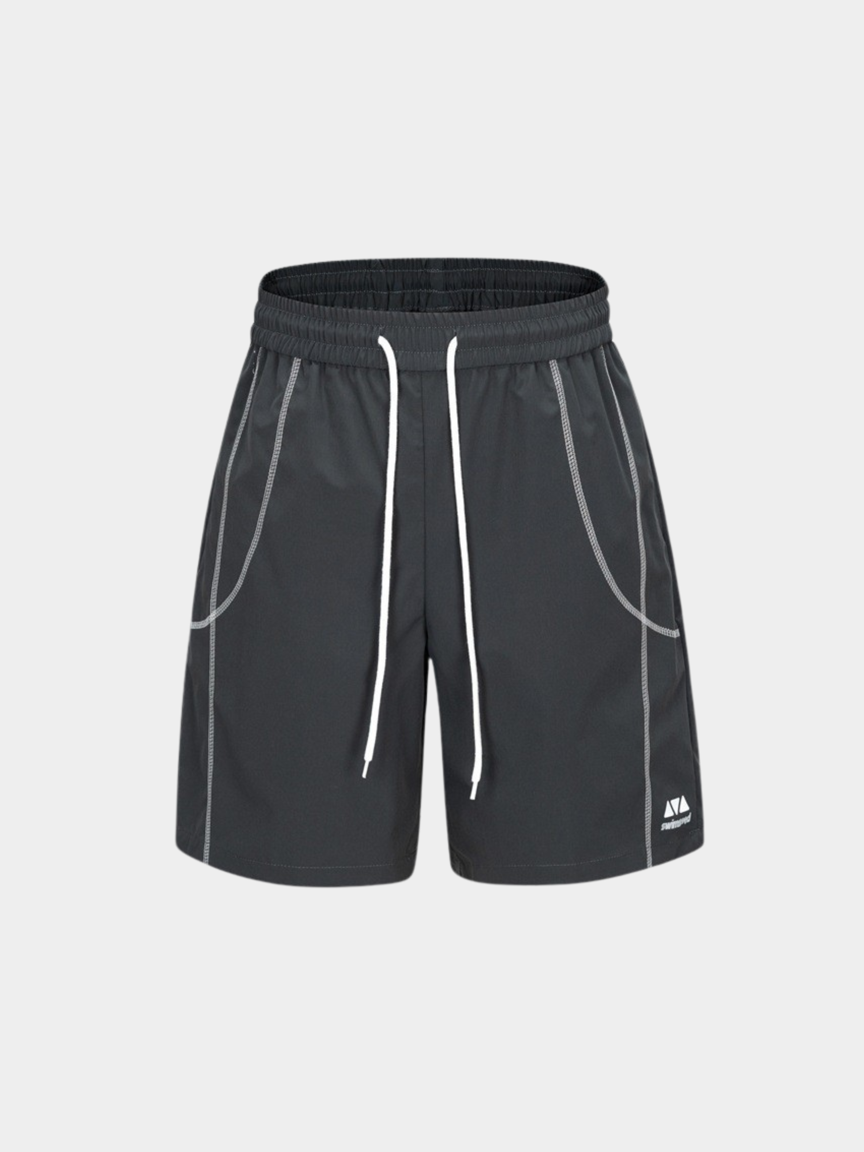 AlpineMist - Men's Colorblock Lightweight Quick-Dry Athletic Shorts