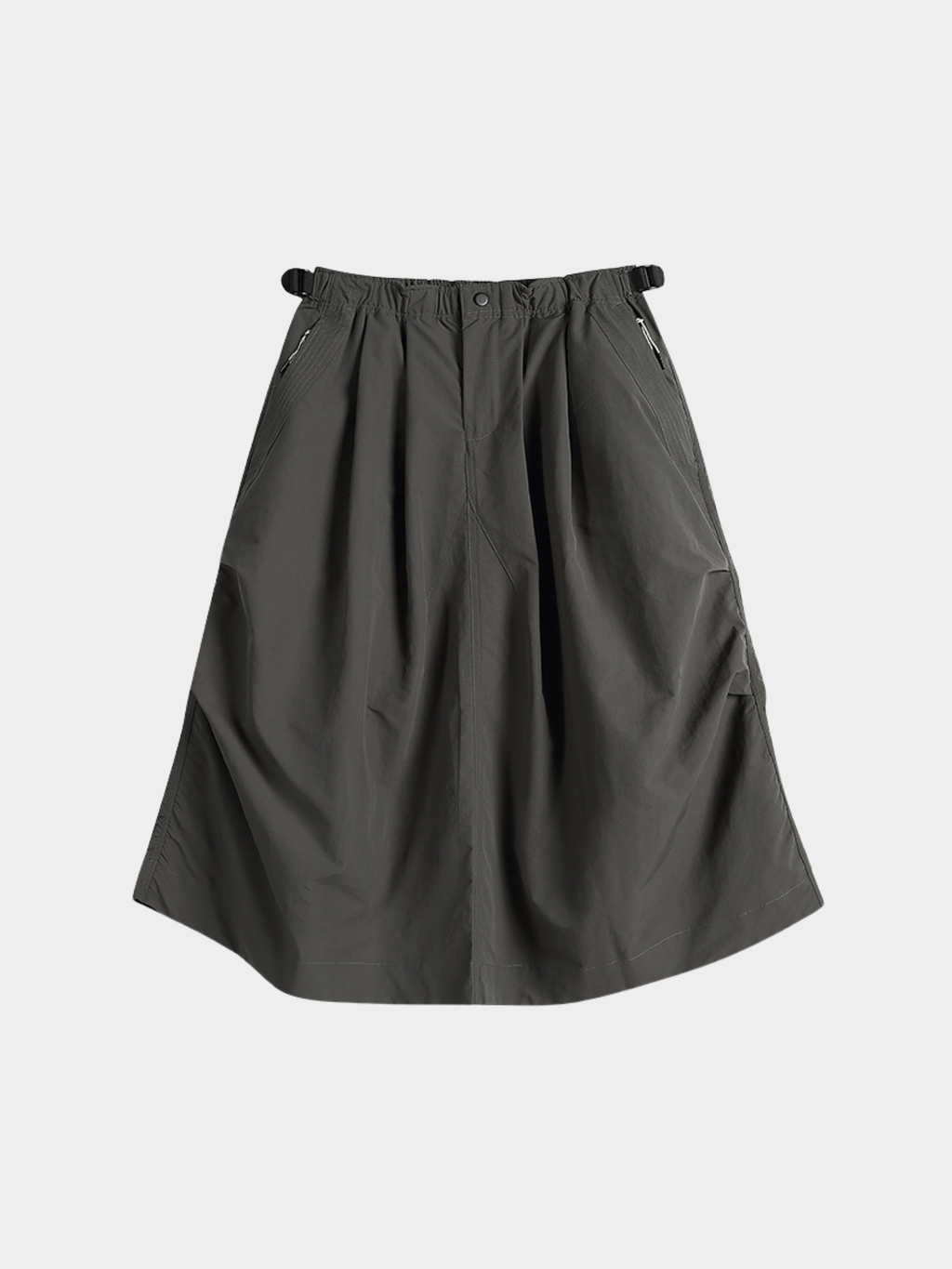 Clifftide - Women's Water-Repellent Quick-Dry Crinkle Midi Skirt