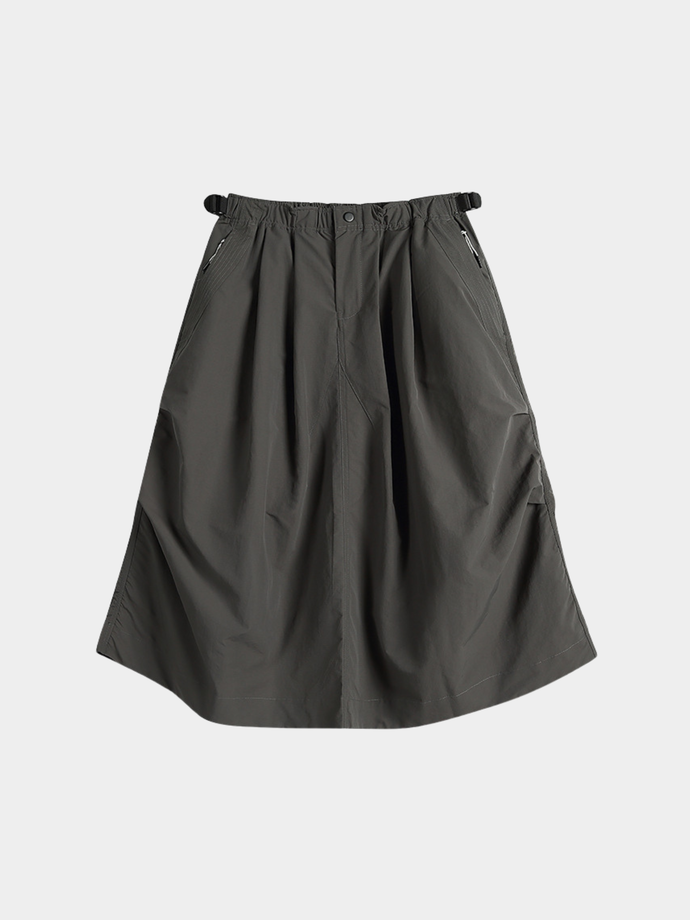 Clifftide - Women's Water-Repellent Quick-Dry Crinkle Midi Skirt