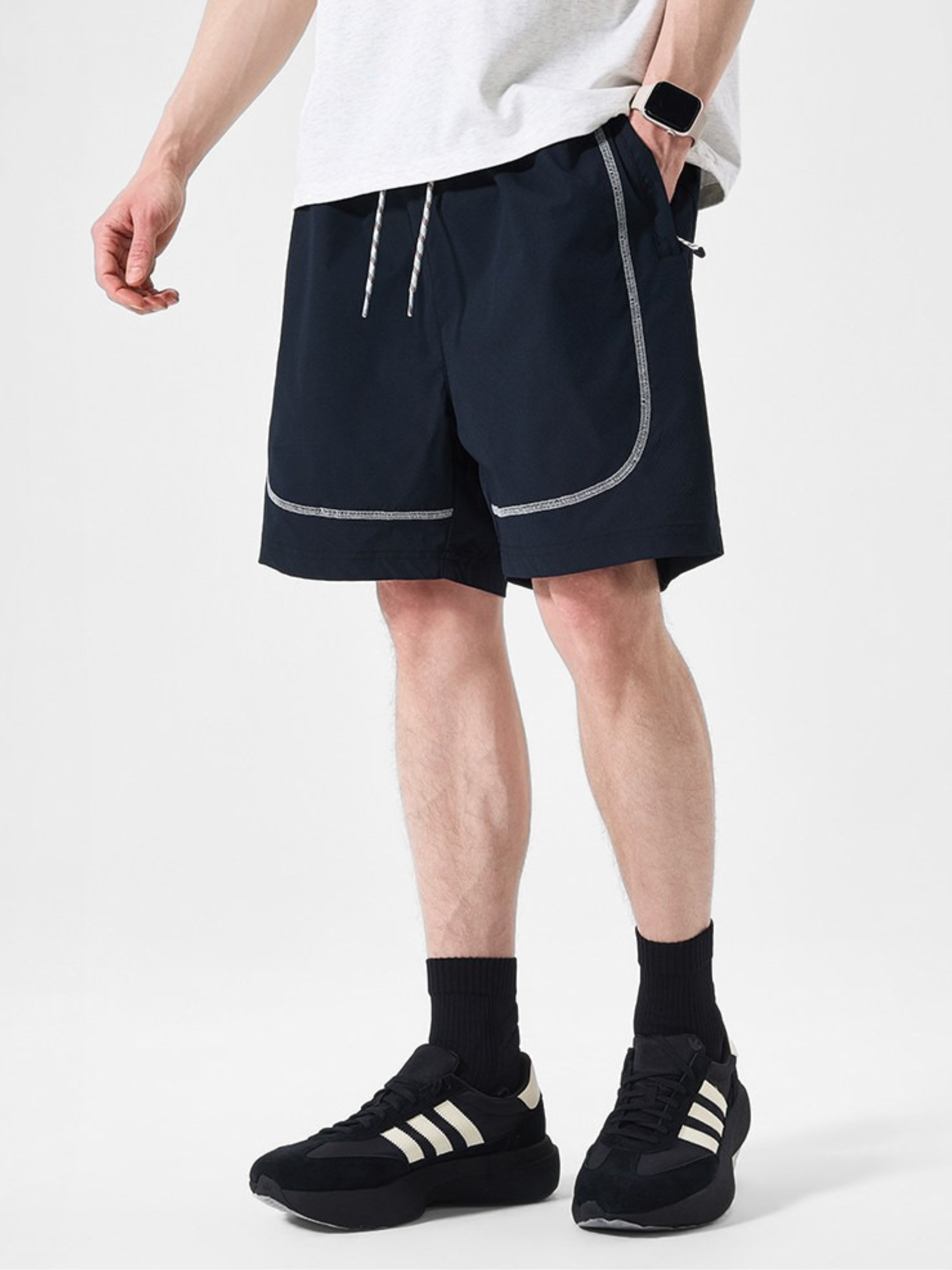 ChillClip - Unisex Water-Repellent Contrast Panel Shorts